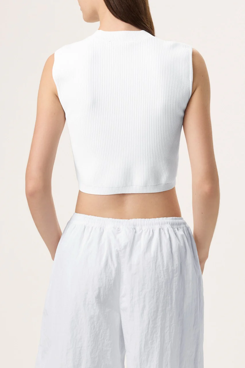 White Fila x Hailey Baby Tank - Image 3