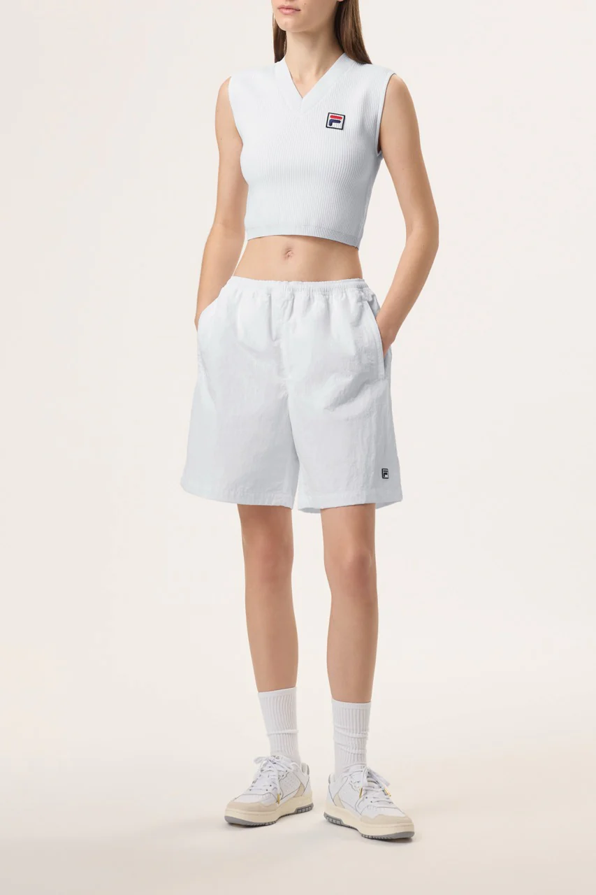 White Fila x Hailey Baby Tank - Image 4