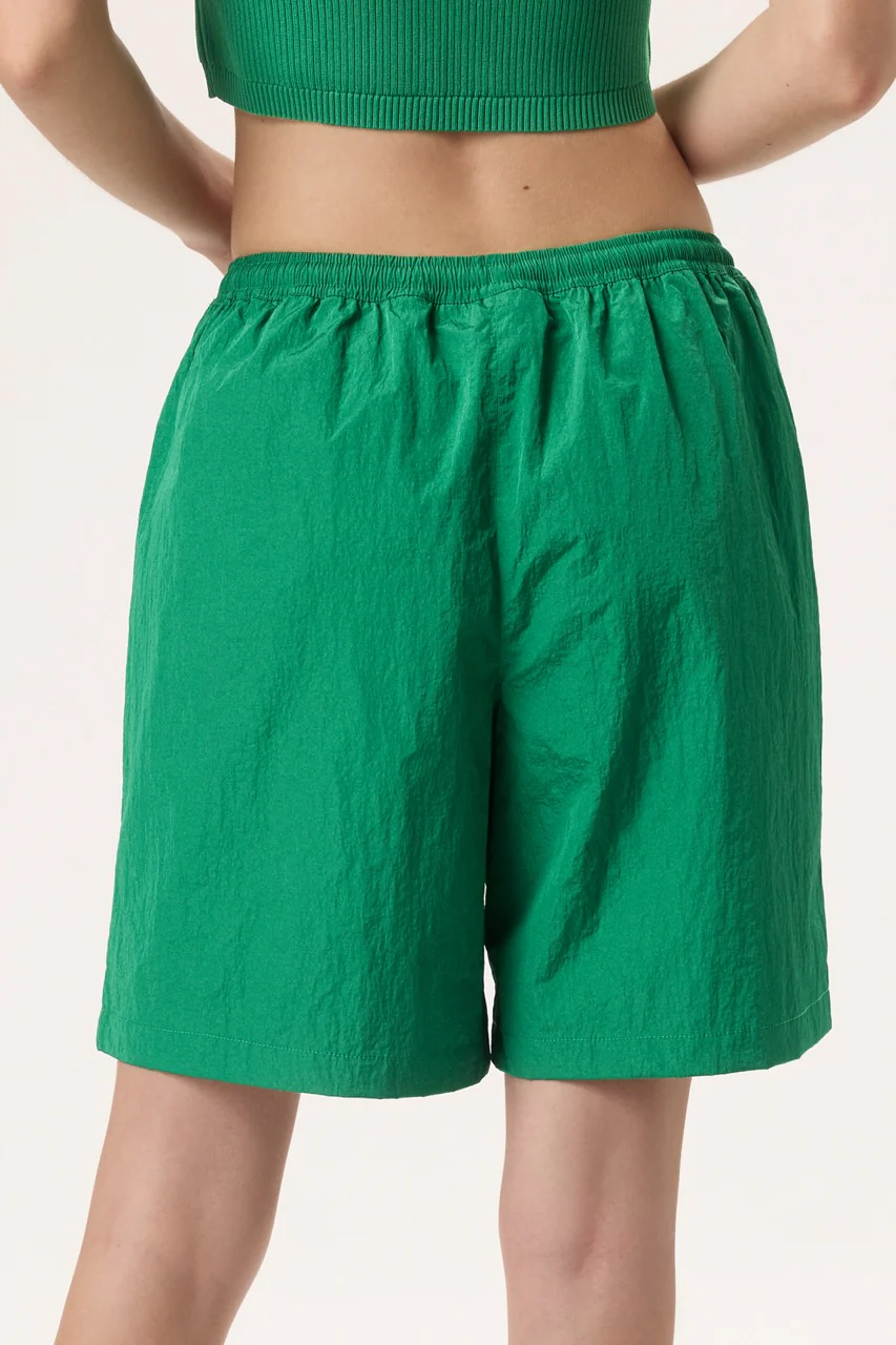 Green Fila x Hailey Crinkle Shorts - Image 4