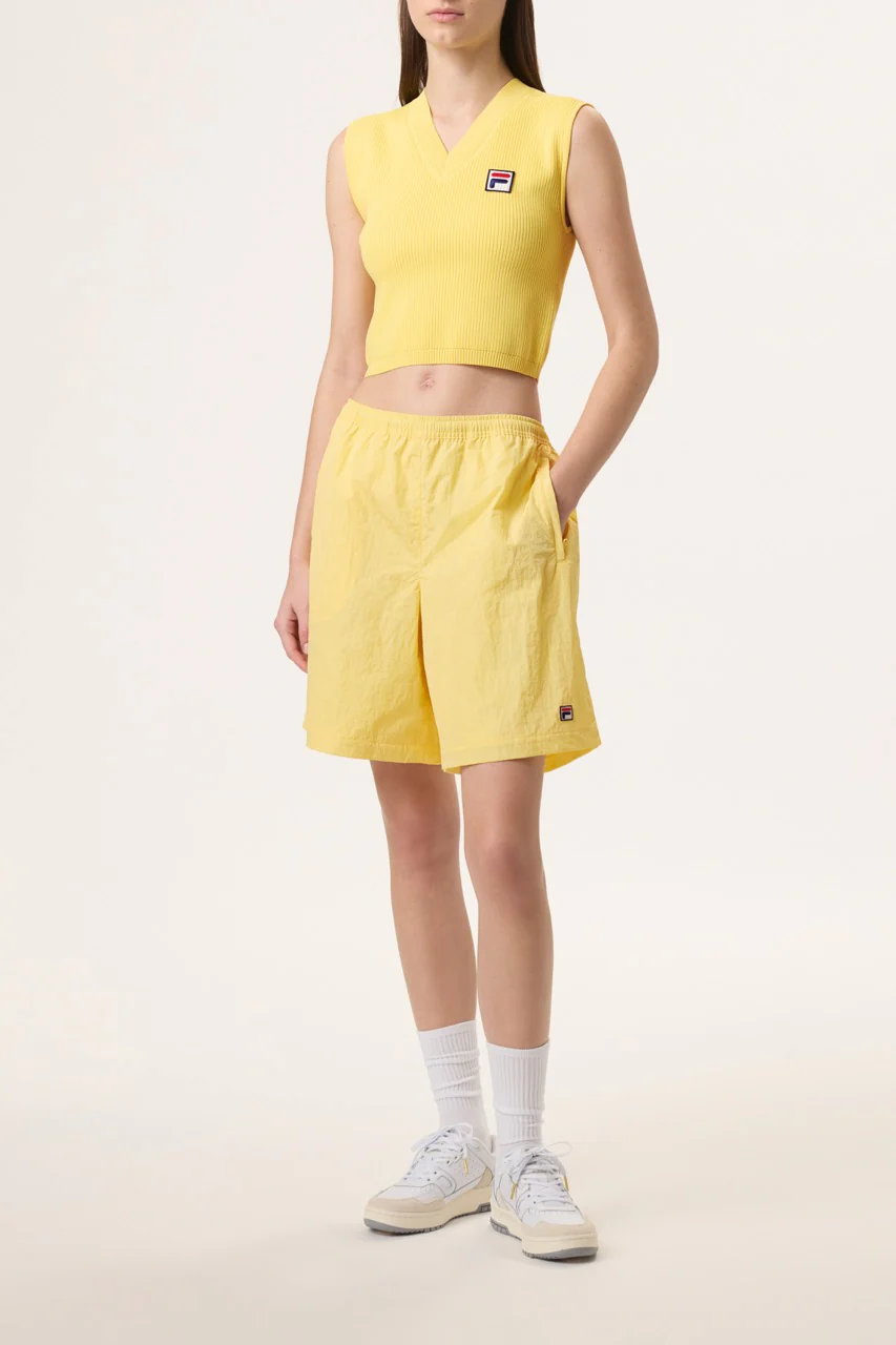 Popcorn Fila x Hailey Crinkle Shorts - Image 4
