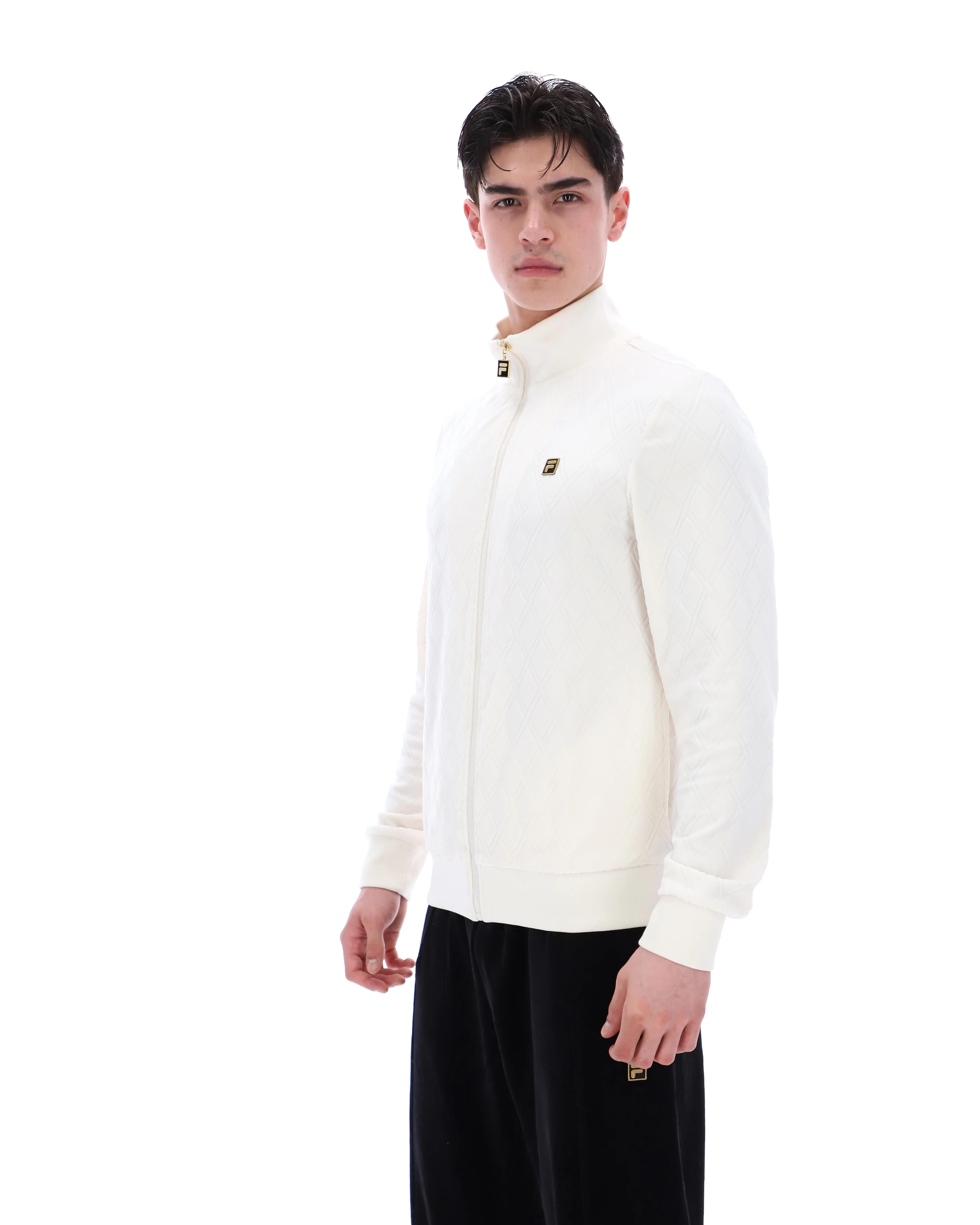 Coconut Milk Hanay Embossed Diamond Jacket - Image 3