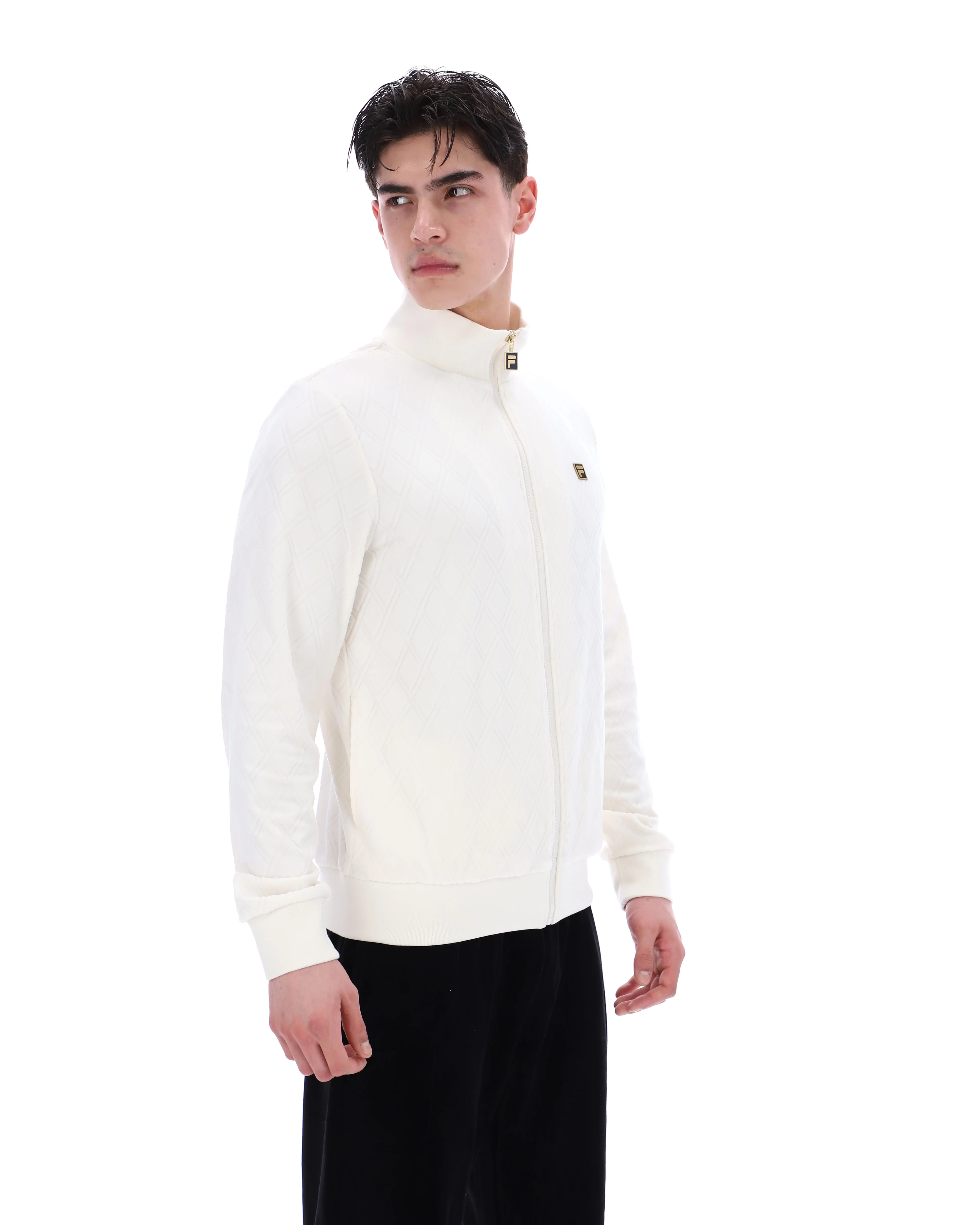 Coconut Milk Hanay Embossed Diamond Jacket - Image 5