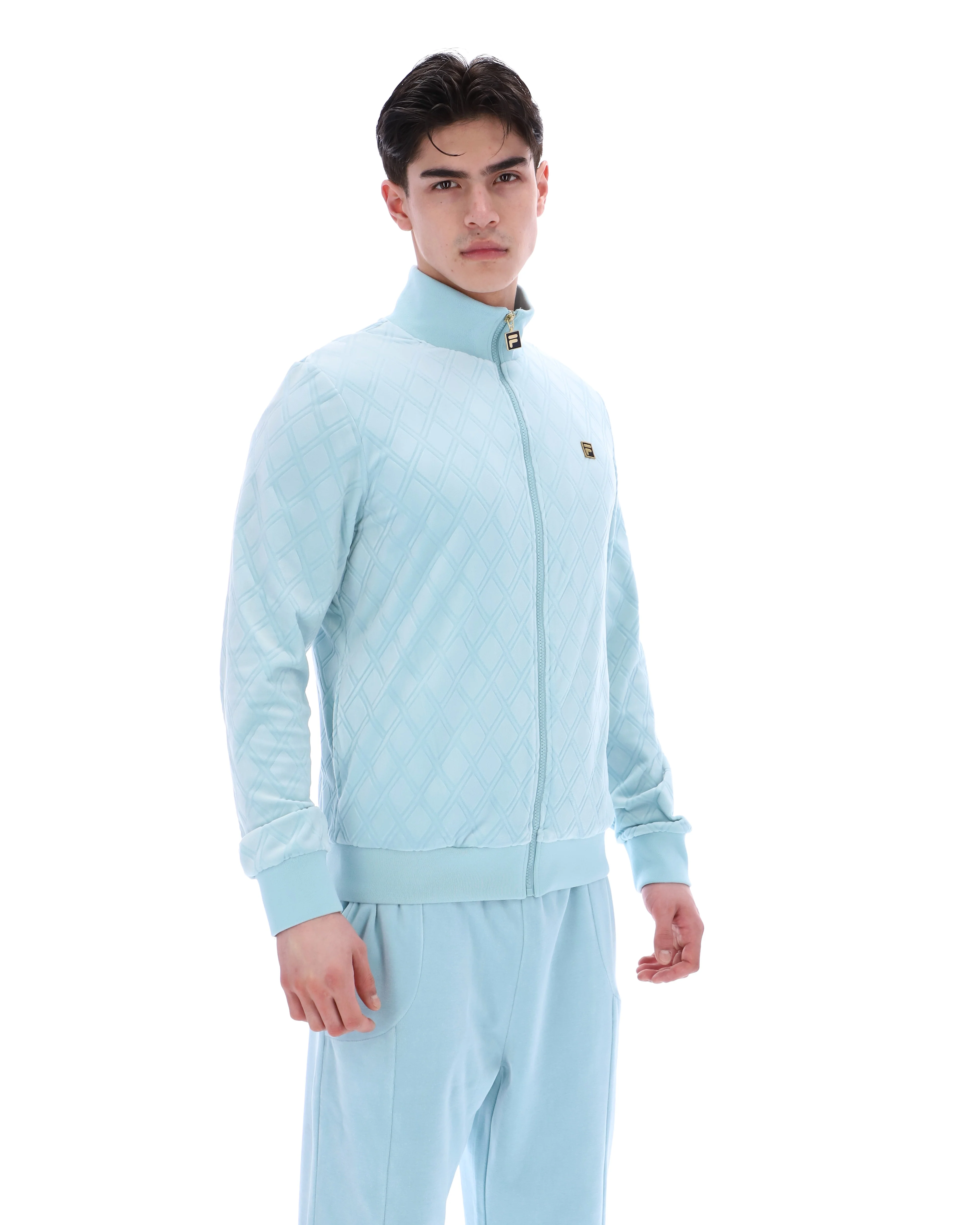 Sterling Blue Hanay Embossed Diamond Jacket - Image 5