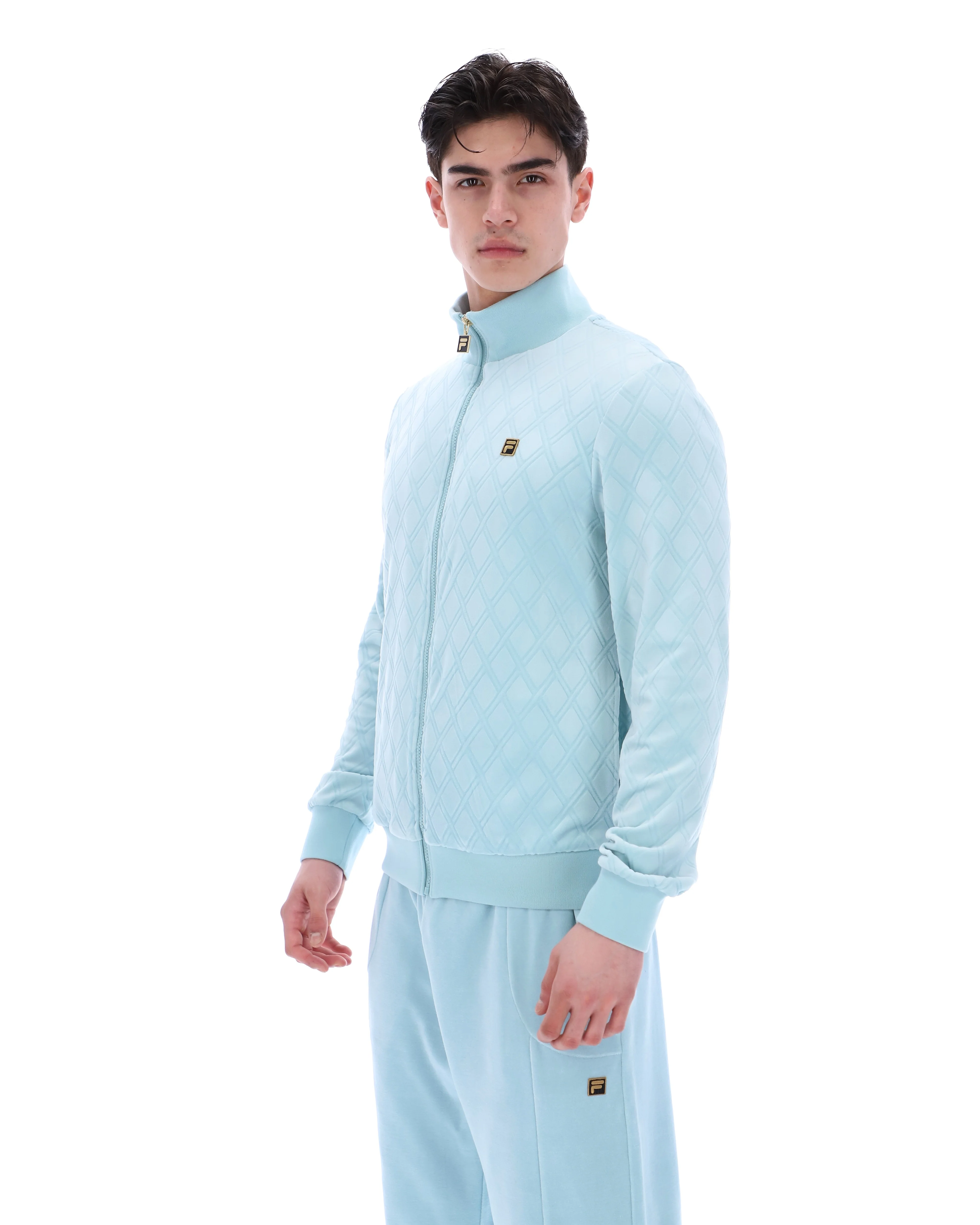 Sterling Blue Hanay Embossed Diamond Jacket - Image 6