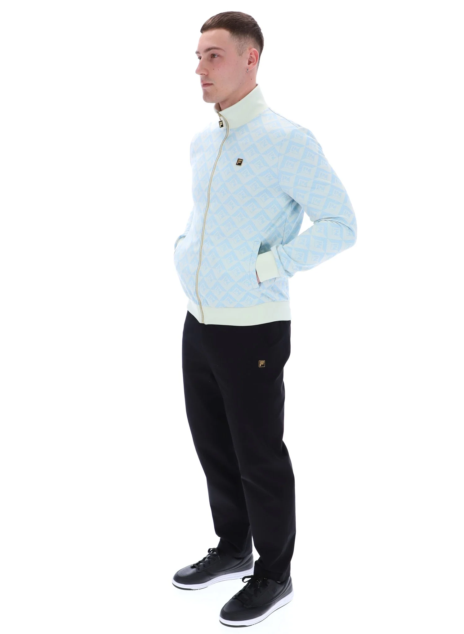 Summer Song Hank Jacquard Geo Track Top - Image 5