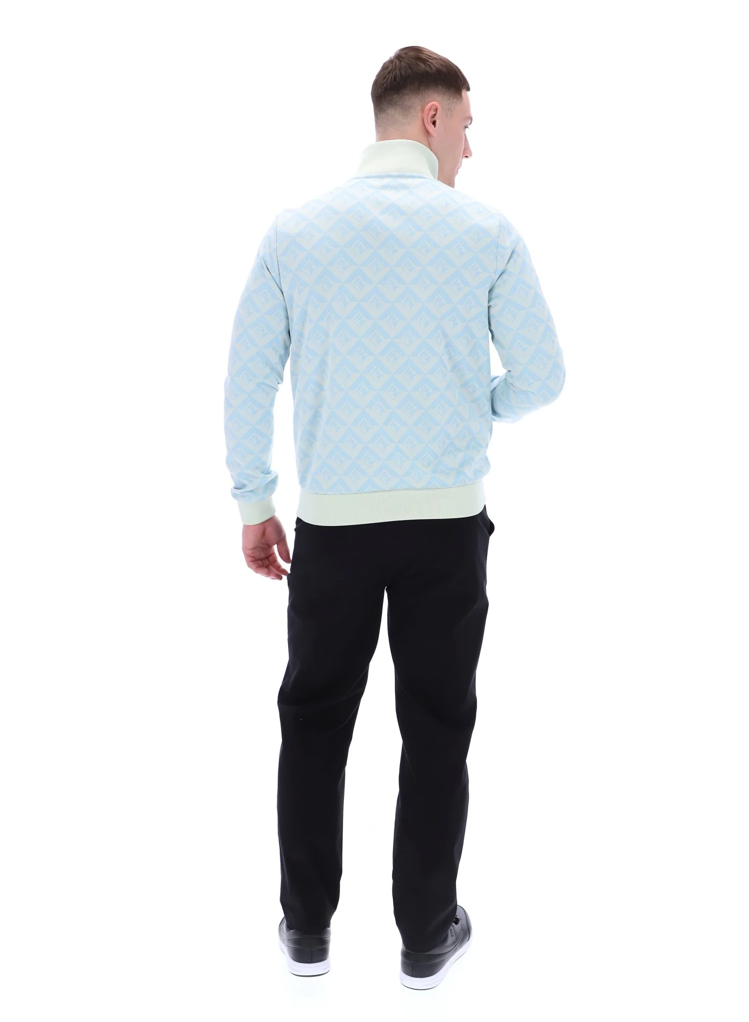 Summer Song Hank Jacquard Geo Track Top - Image 7