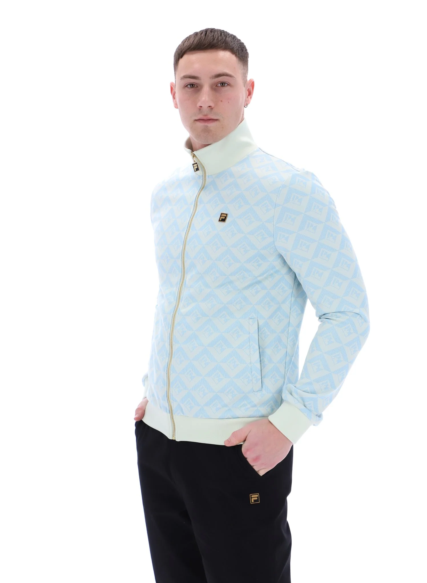 Summer Song Hank Jacquard Geo Track Top - Image 8