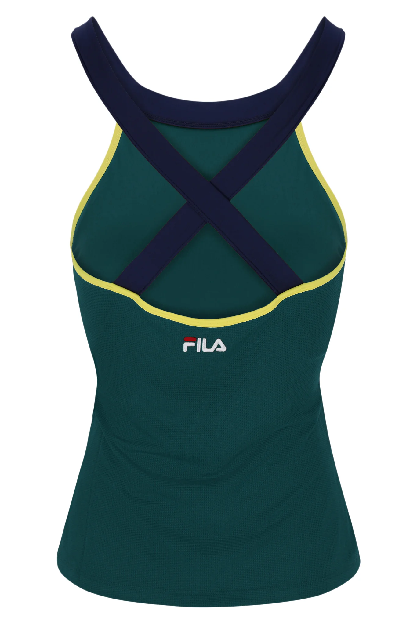 Deep Teal Heritage Halter Tank Top - Image 2