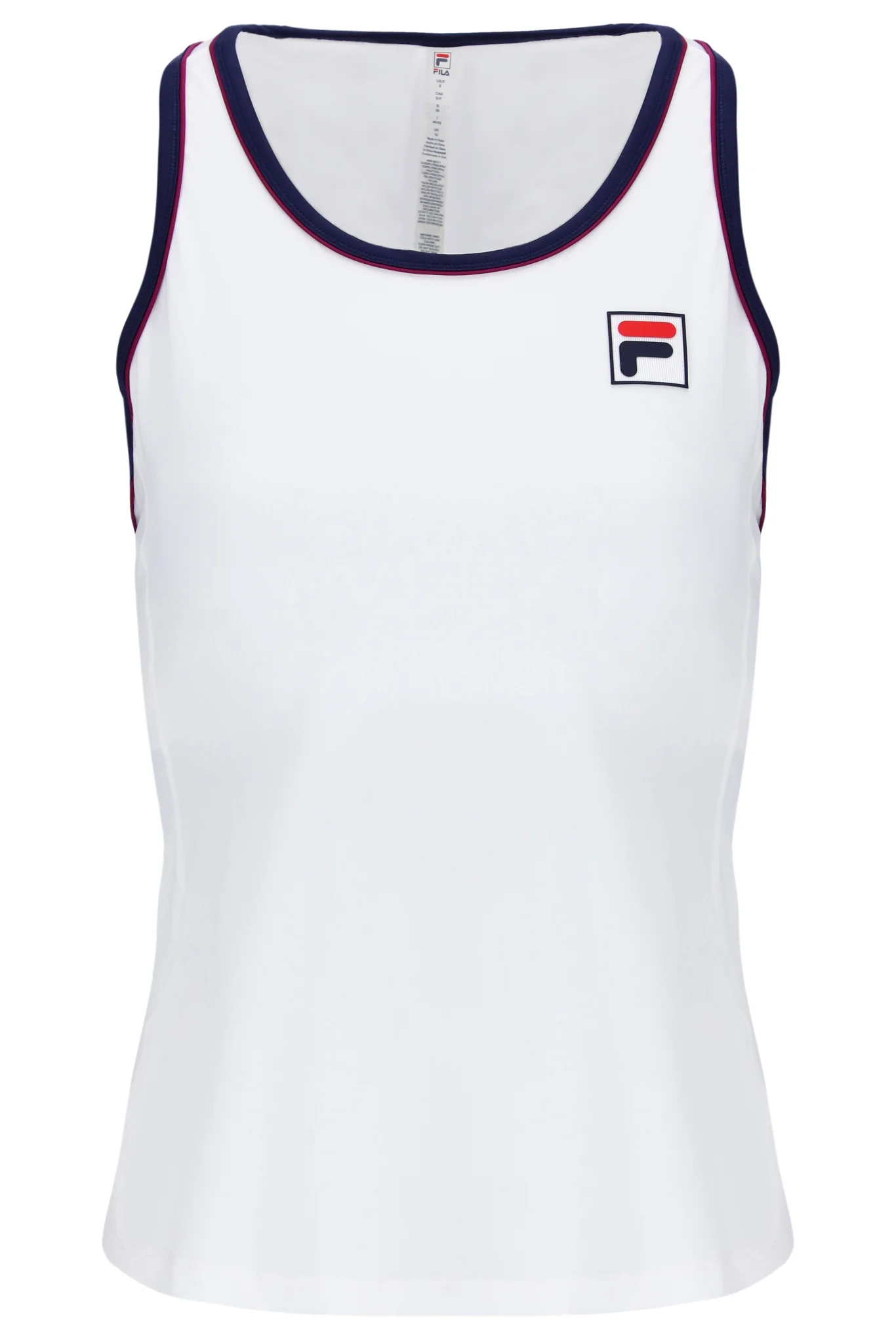 White Heritage Racerback Top