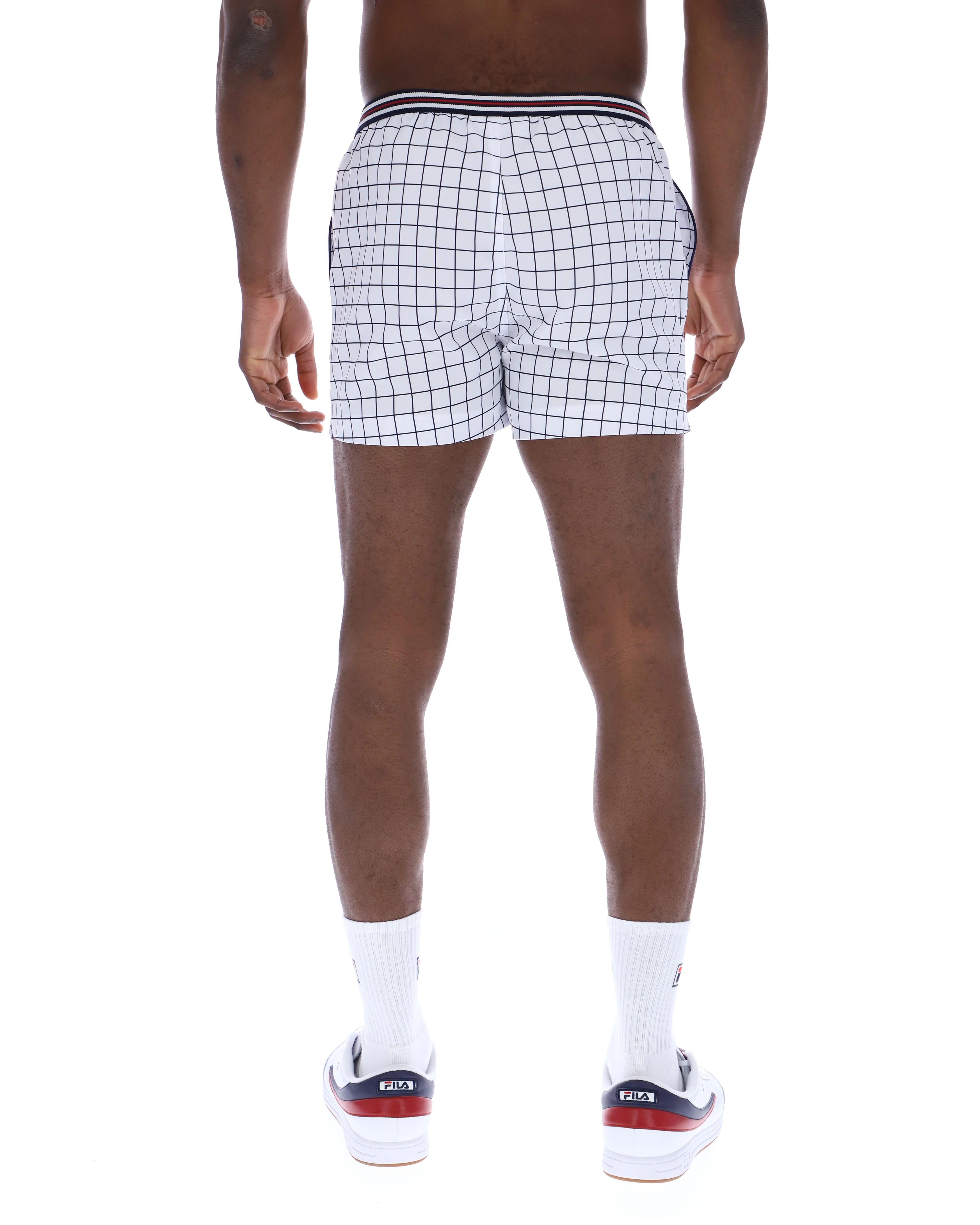 White High Tide Terry Pocket Stripe Shorts - Image 8