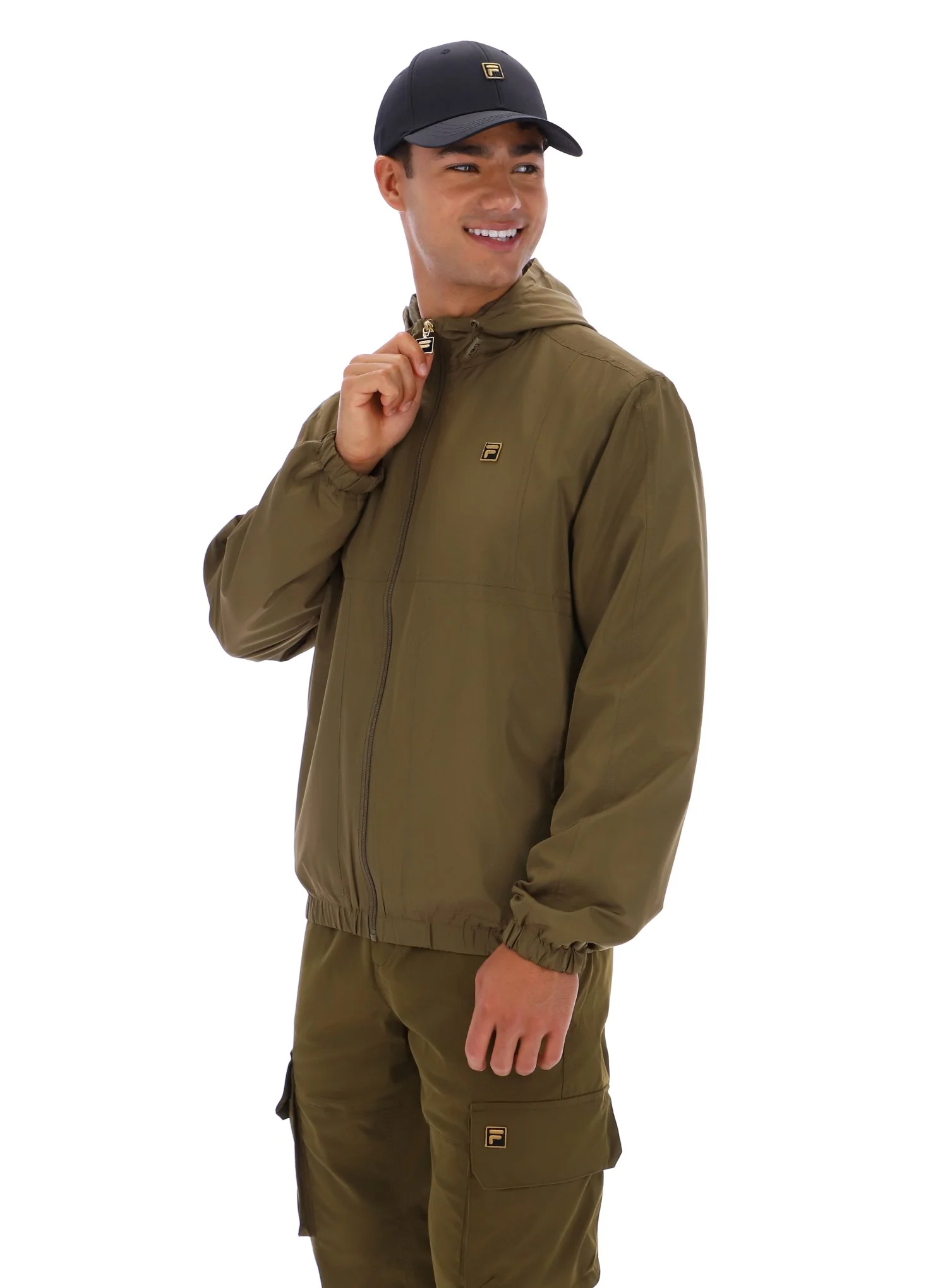 Dark Olive Ian Full Zip Jacket - Image 3