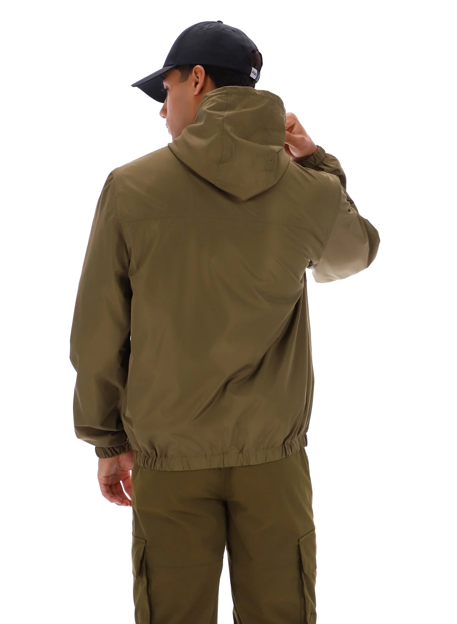 Dark Olive Ian Full Zip Jacket - Image 8