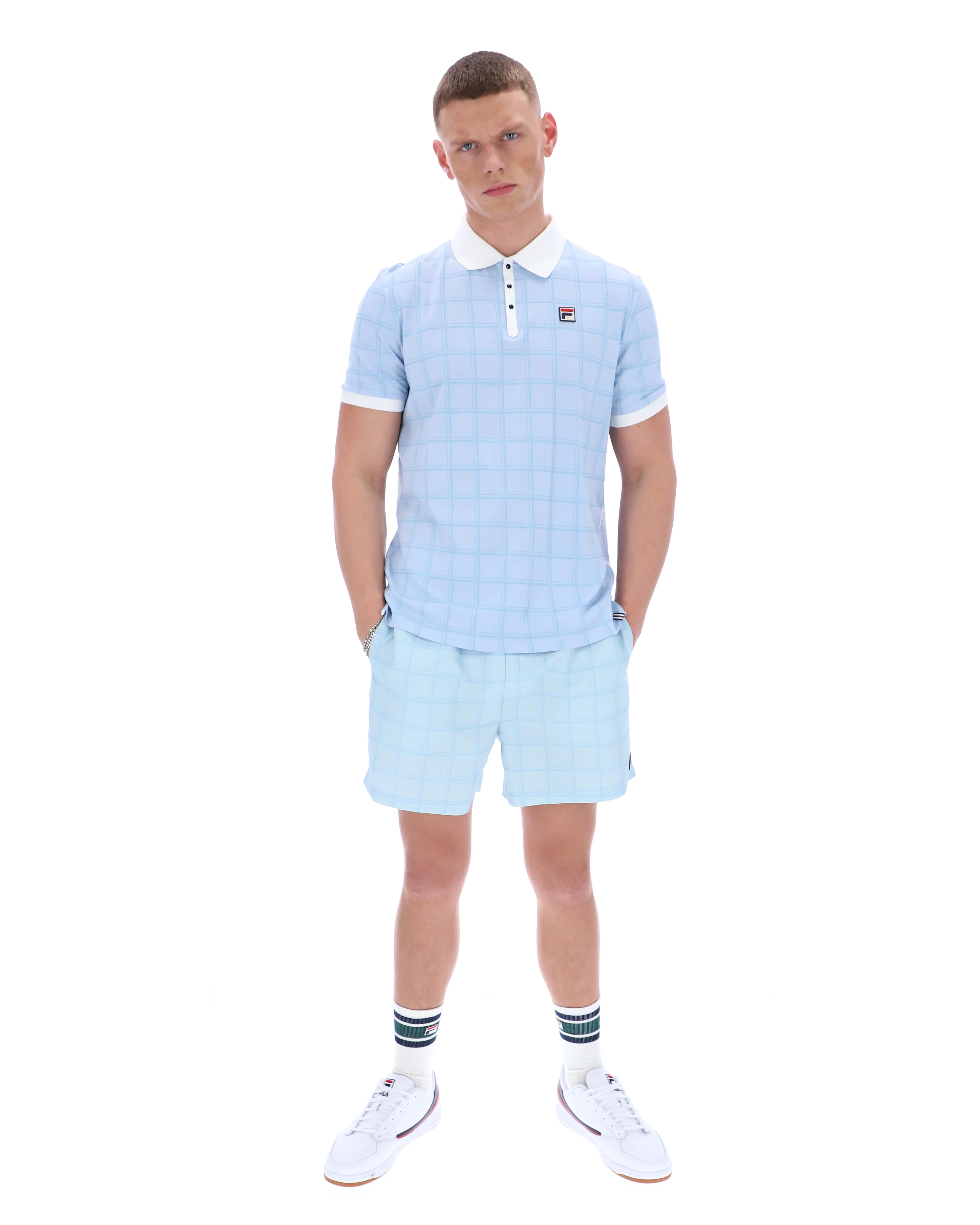 Skyway Ignazio Tonal Check Polo - Image 4