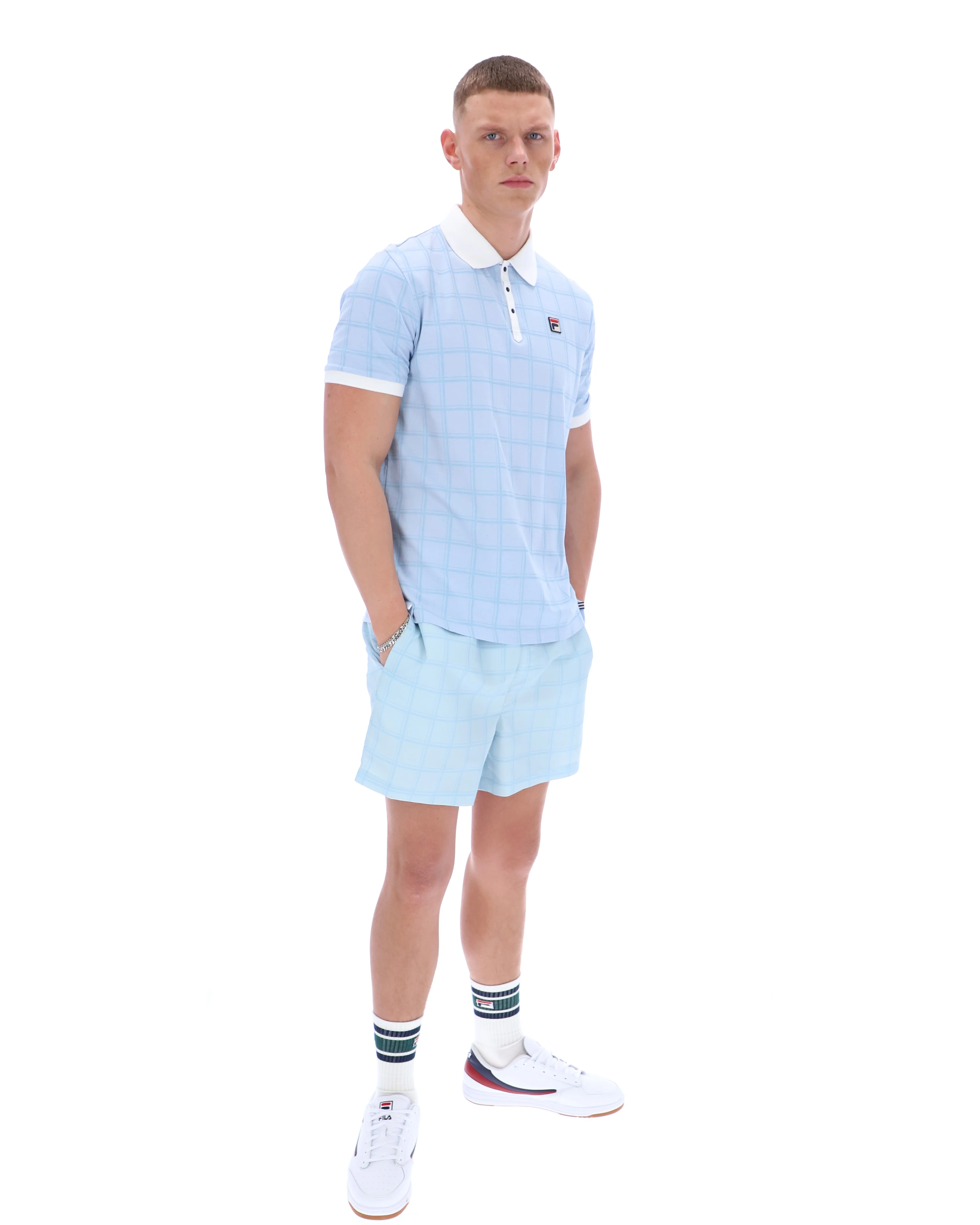 Skyway Ignazio Tonal Check Polo - Image 5