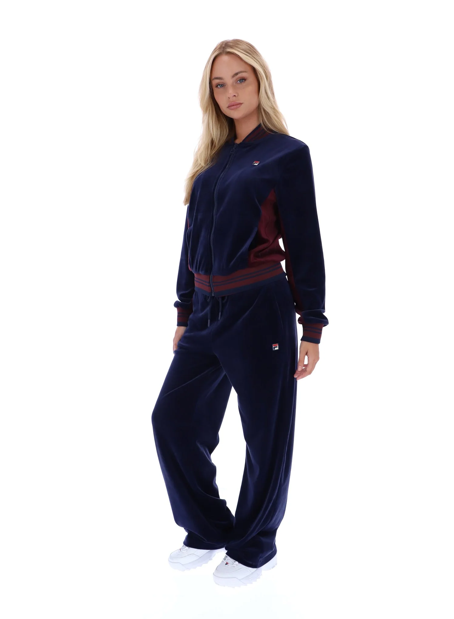 Fila Navy Jenesis Baseball Zip Up Track Top - Image 4