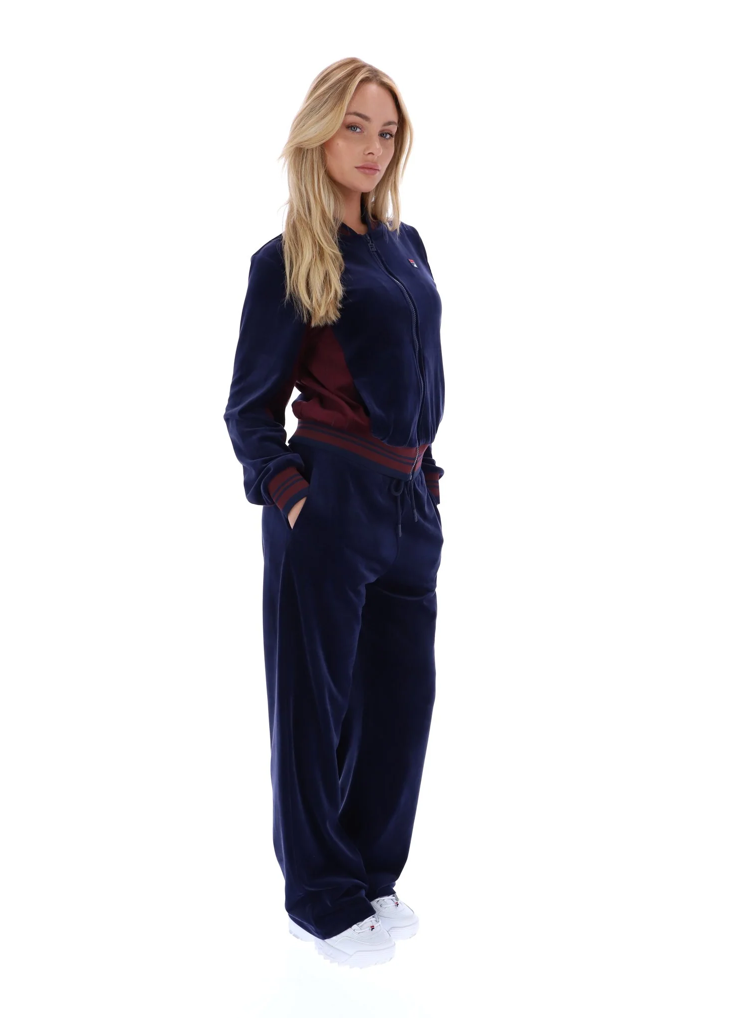 Fila Navy Jenesis Baseball Zip Up Track Top - Image 5