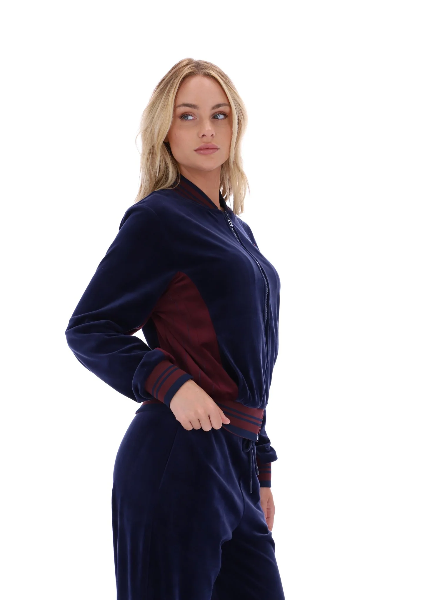 Fila Navy Jenesis Baseball Zip Up Track Top - Image 6