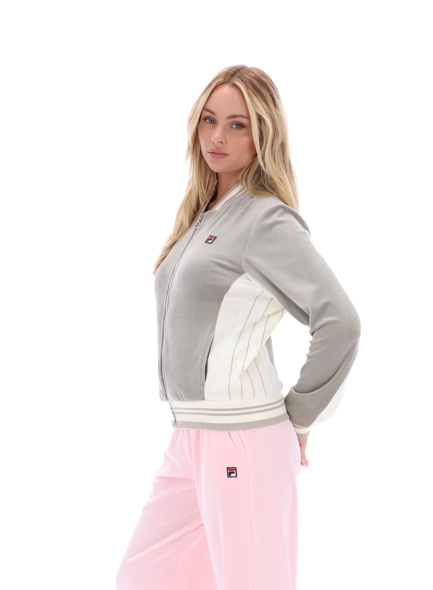 Vintage Khaki Jenesis Baseball Zip Up Track Top - Image 2
