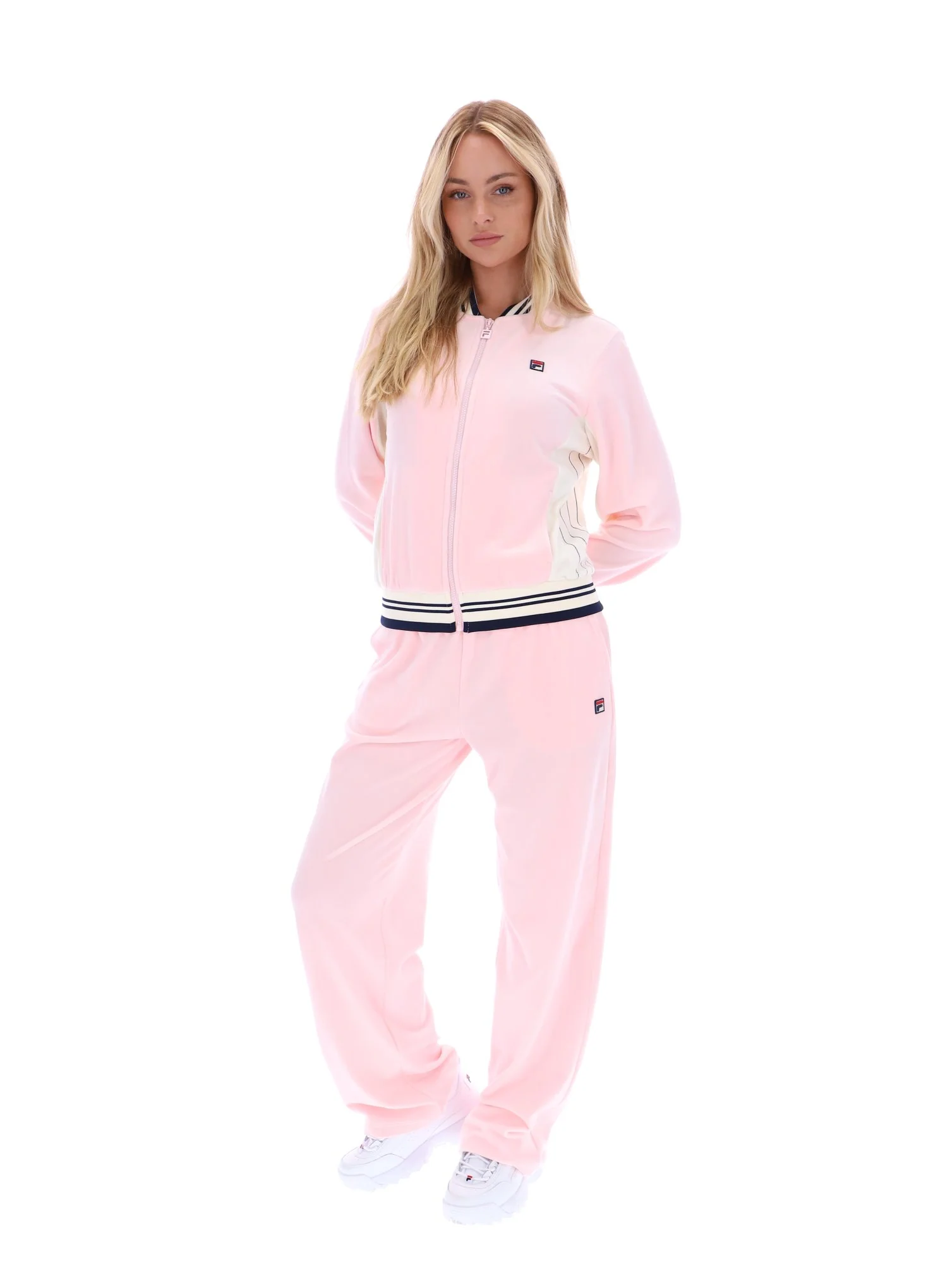 Pinkaboo Jenesis Baseball Zip Up Track Top - Image 3