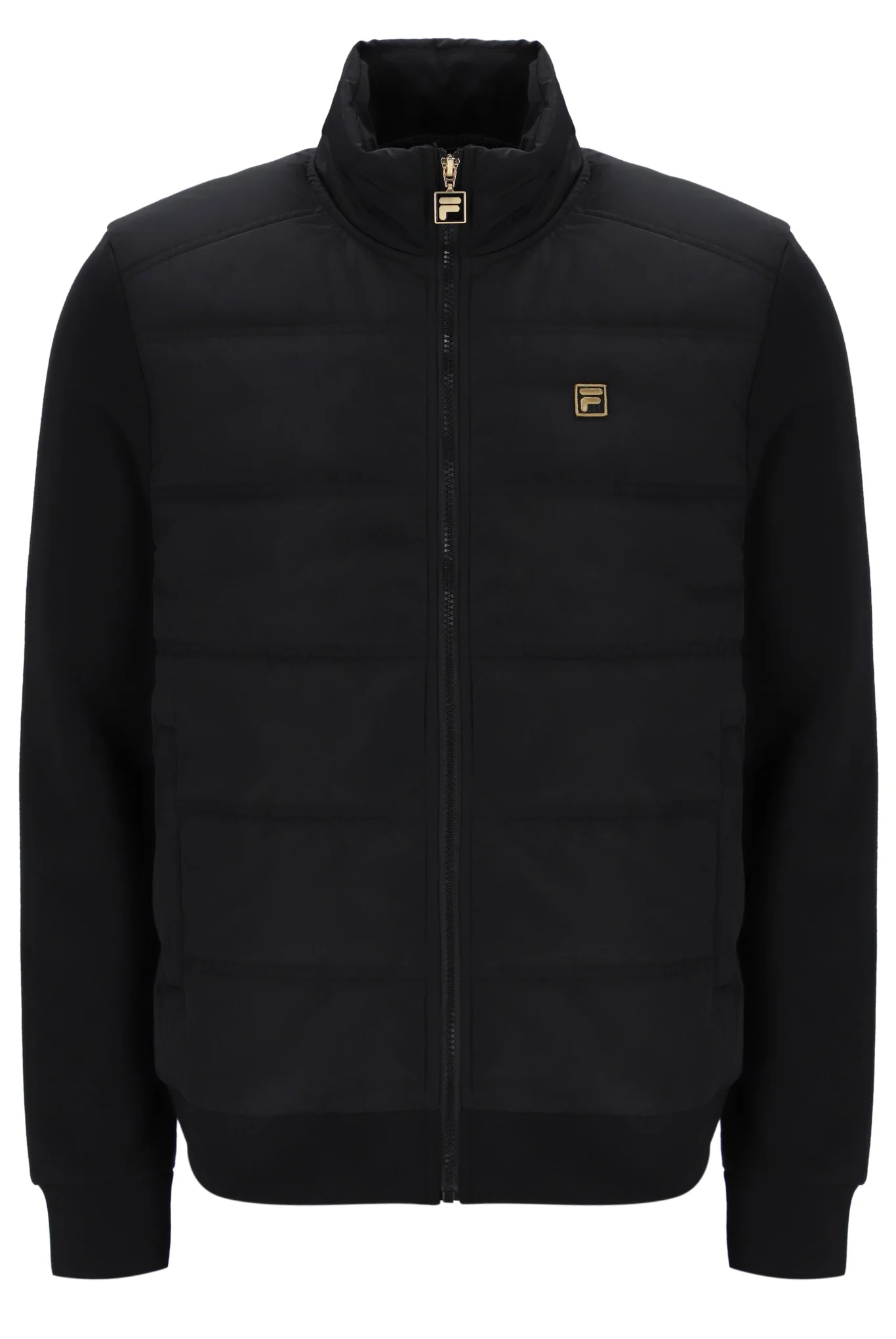 Black Jerry Full Zip Padded Jacket - Image 8