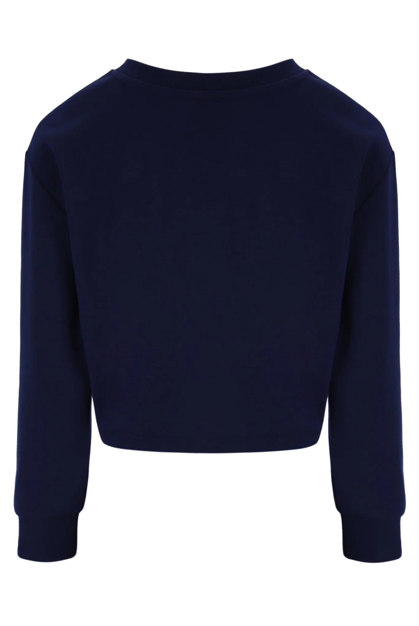 Fila Navy Jorie Wide Crew Neck Sweatshirt - Image 4