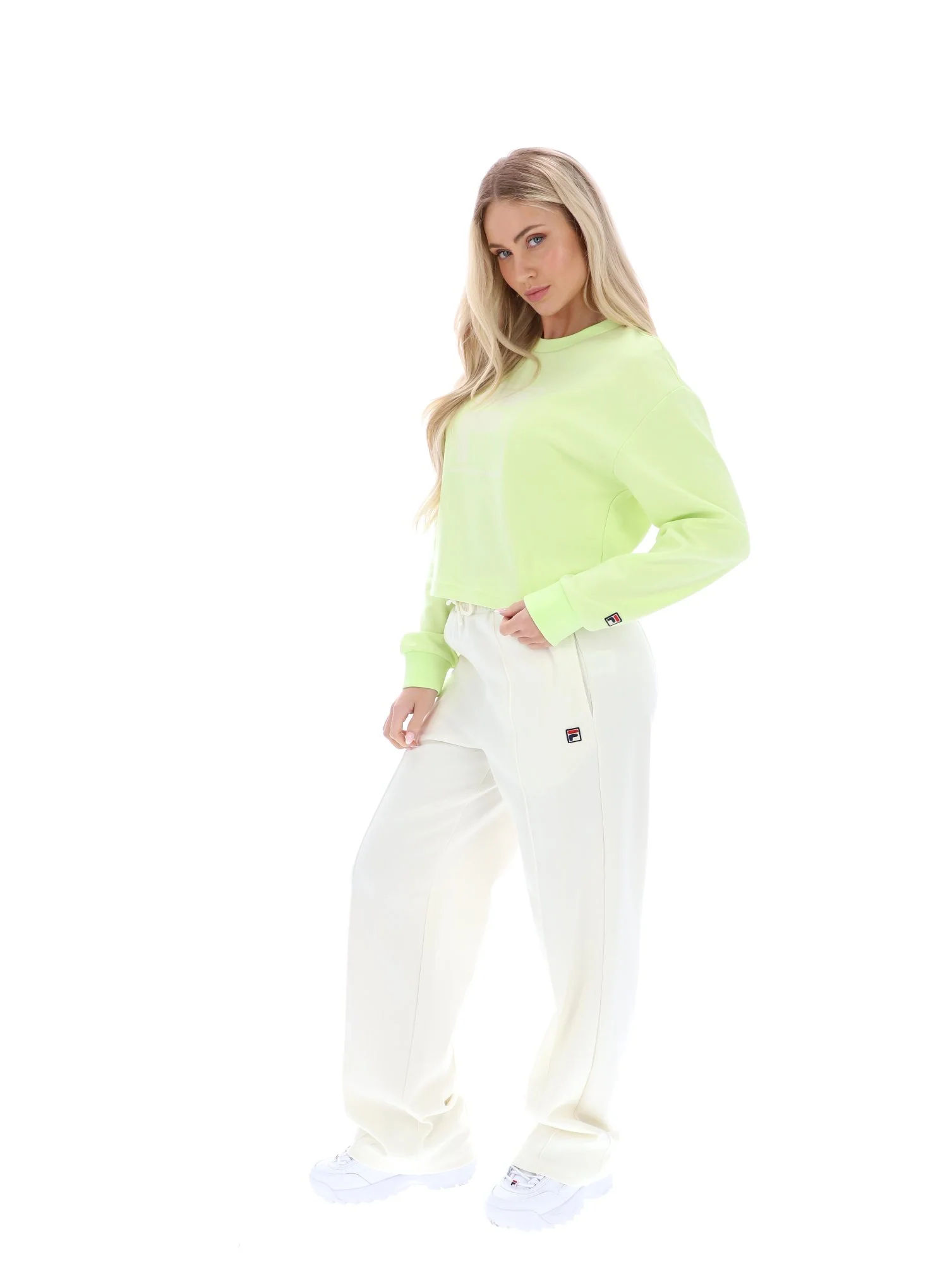 Shadow Lime Jorie Wide Crew Neck Sweatshirt - Image 4