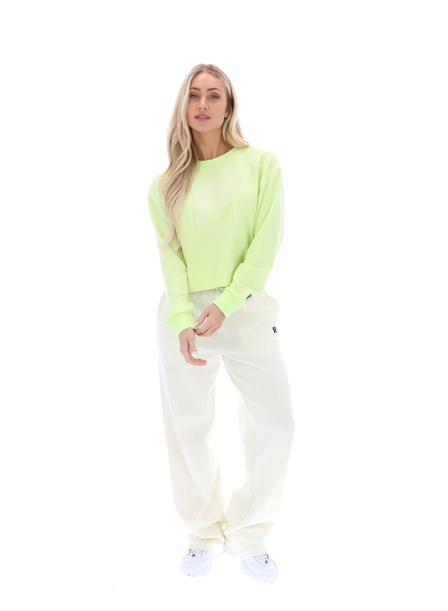 Shadow Lime Jorie Wide Crew Neck Sweatshirt - Image 5