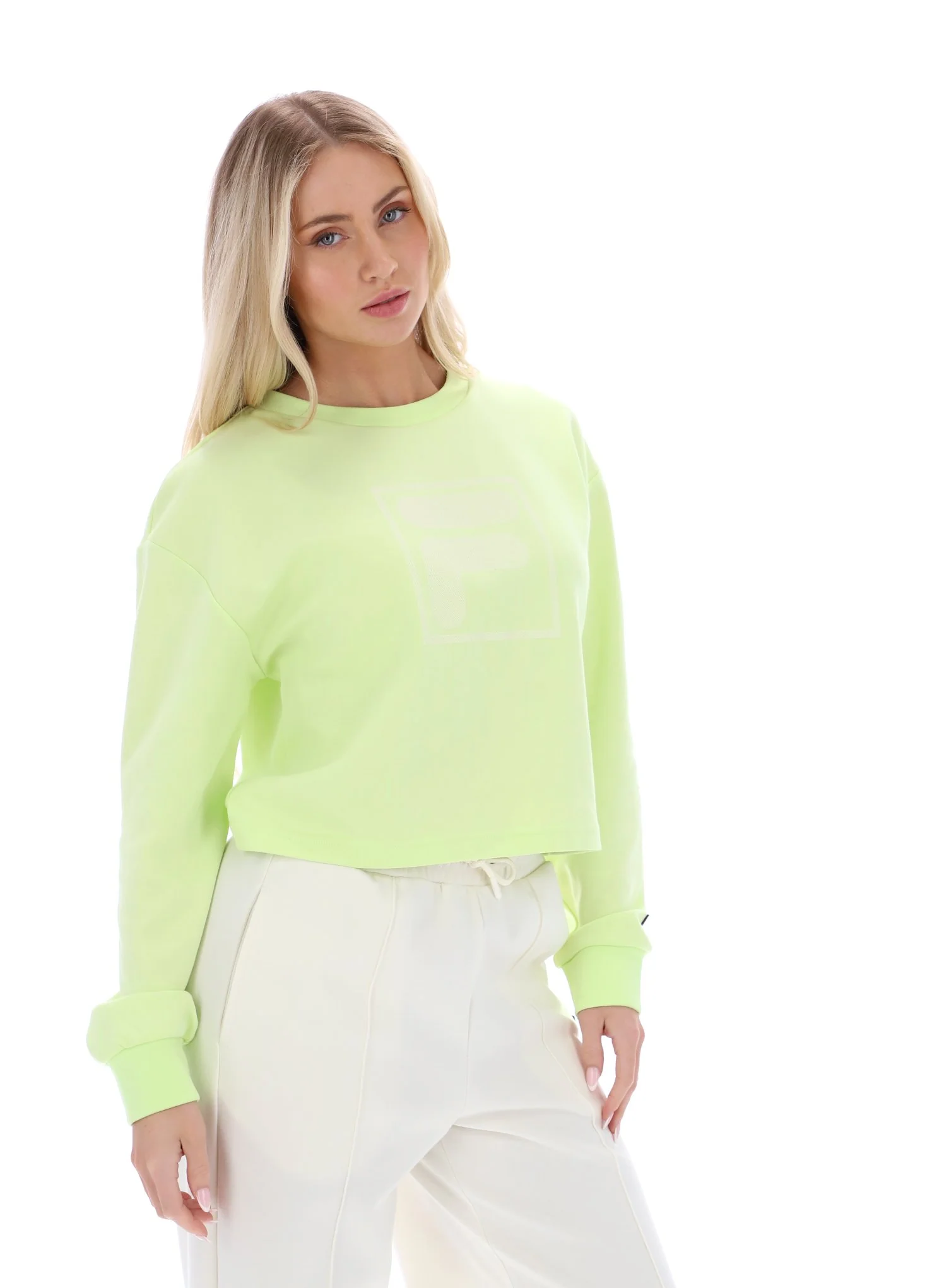 Shadow Lime Jorie Wide Crew Neck Sweatshirt - Image 9