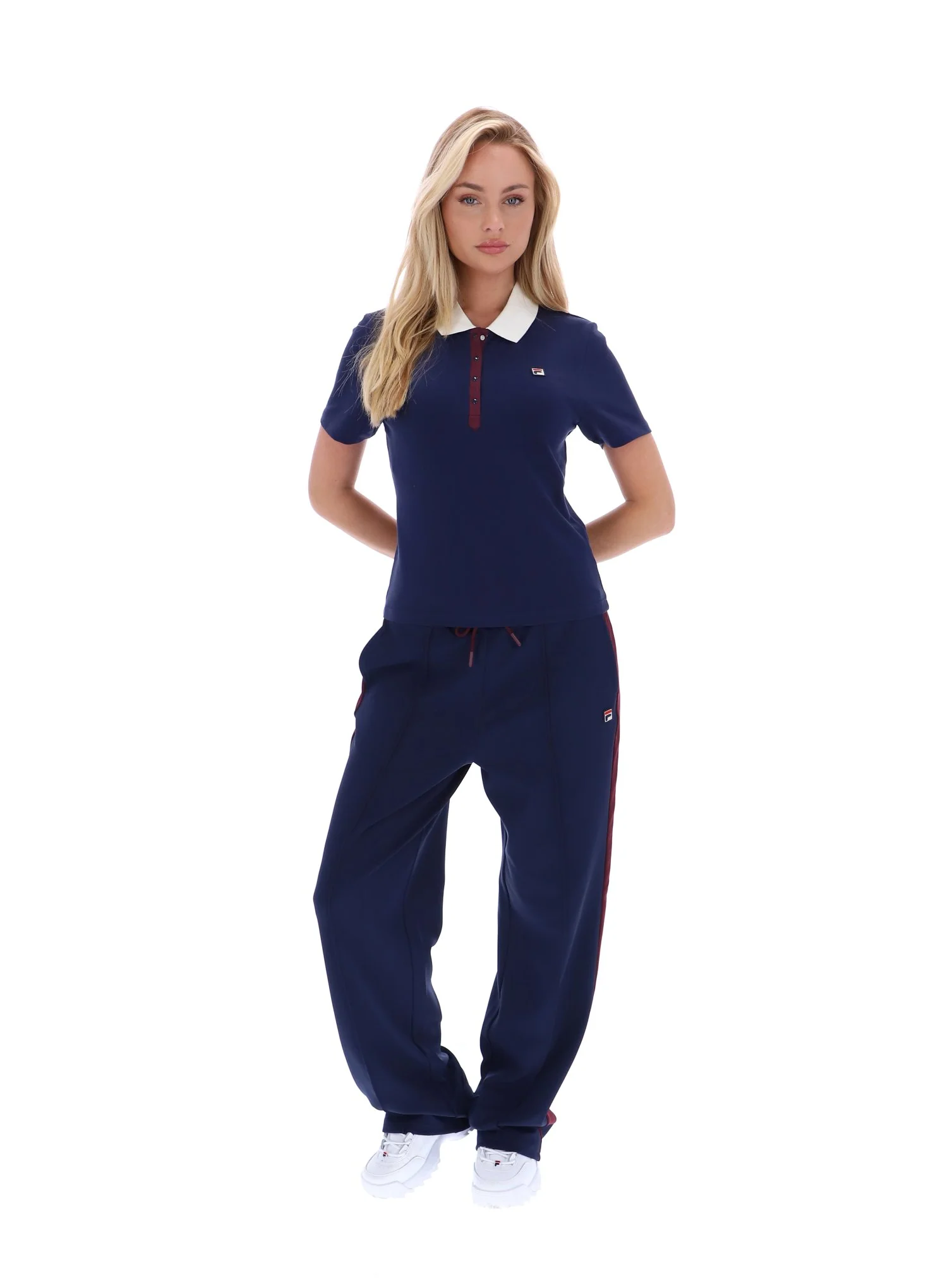 Fila Navy Juno Fitted Iconic Polo - Image 4