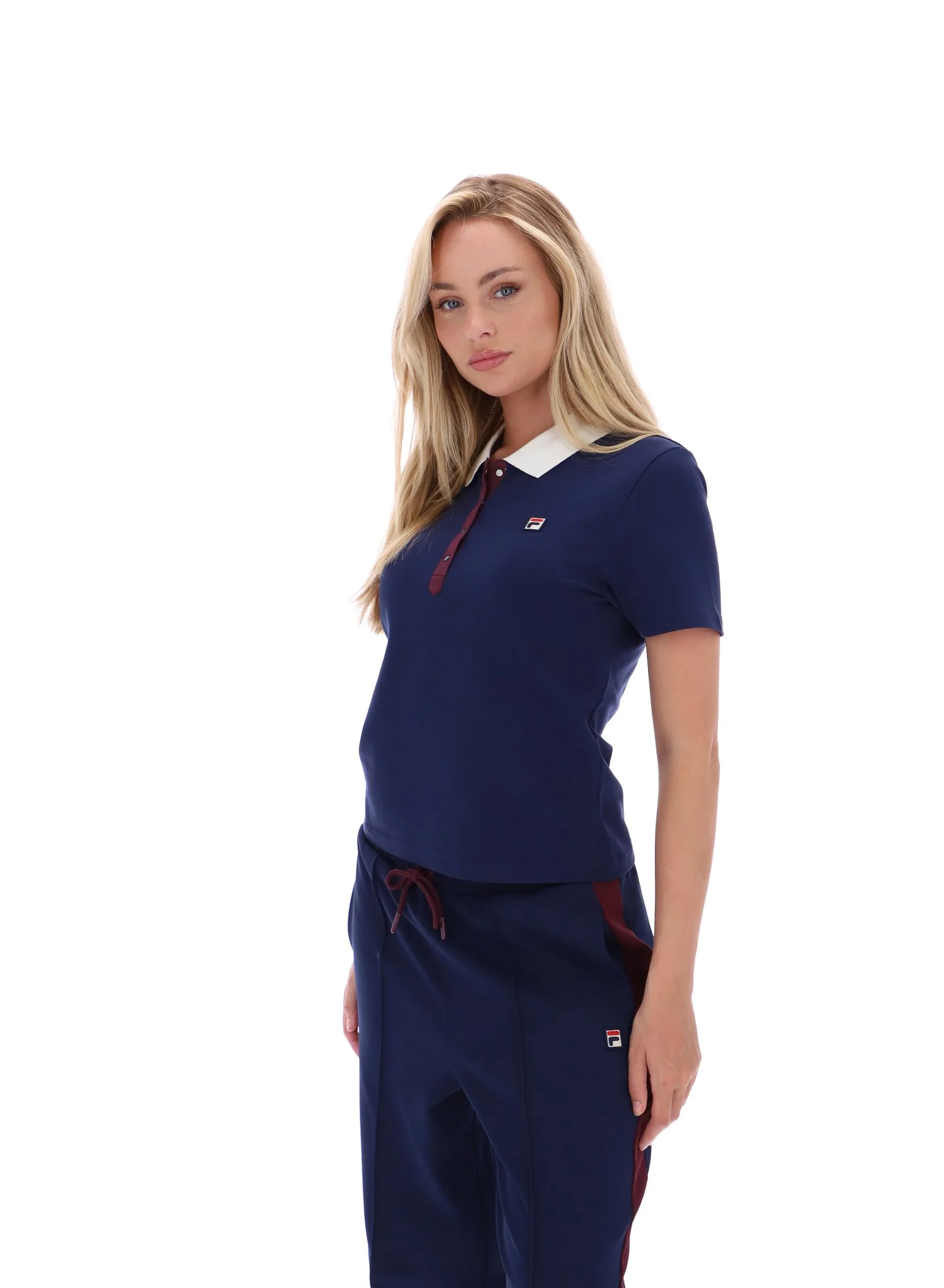 Fila Navy Juno Fitted Iconic Polo - Image 7