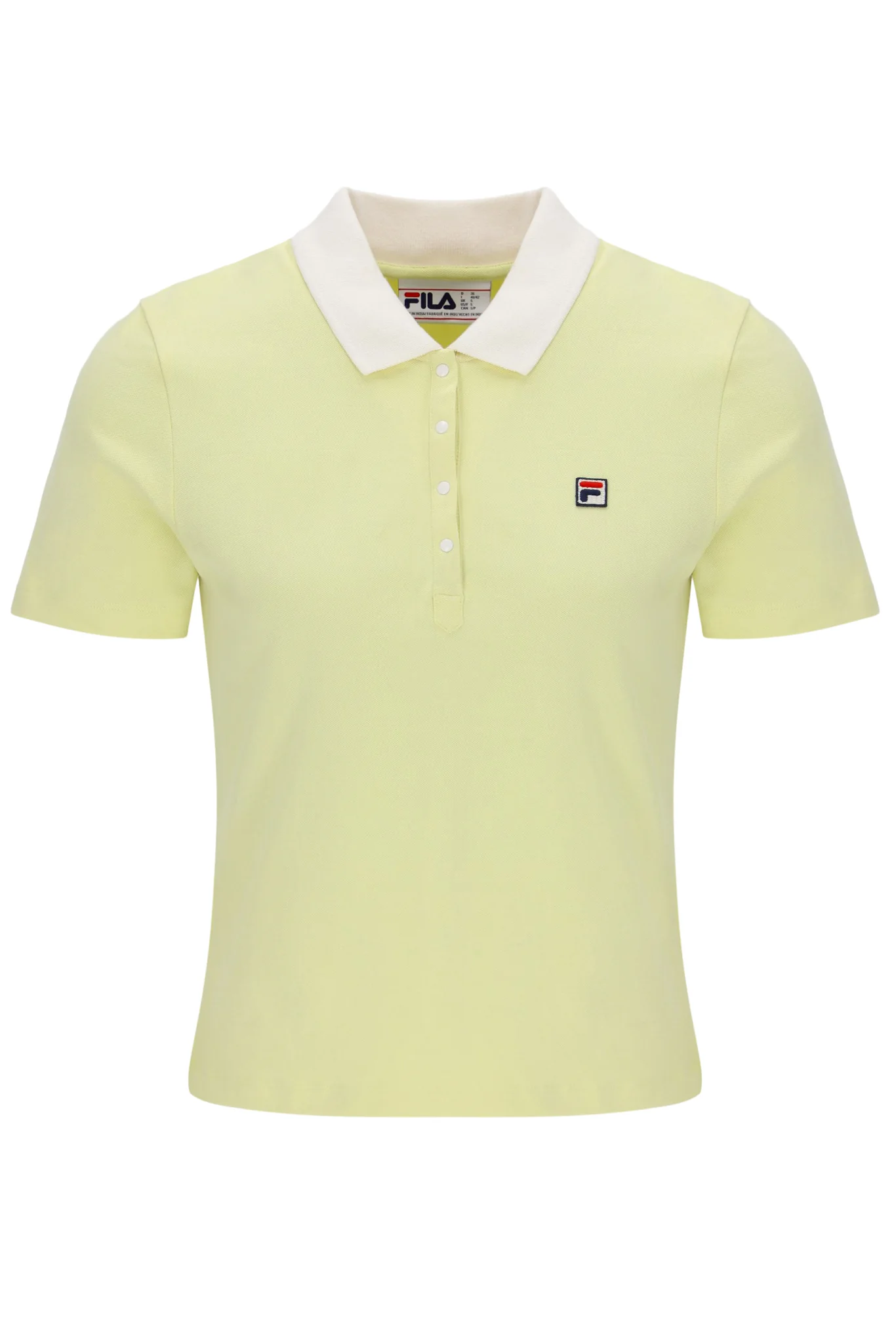 Wax Yellow Juno Fitted Iconic Polo - Image 2