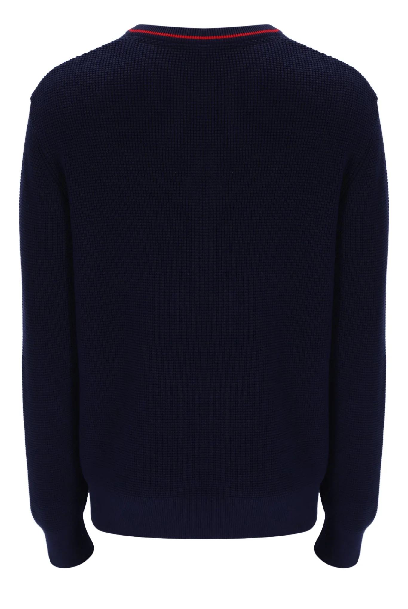 Fila Navy Kallum Waffle Textured Crew Neck Jumper - Image 7