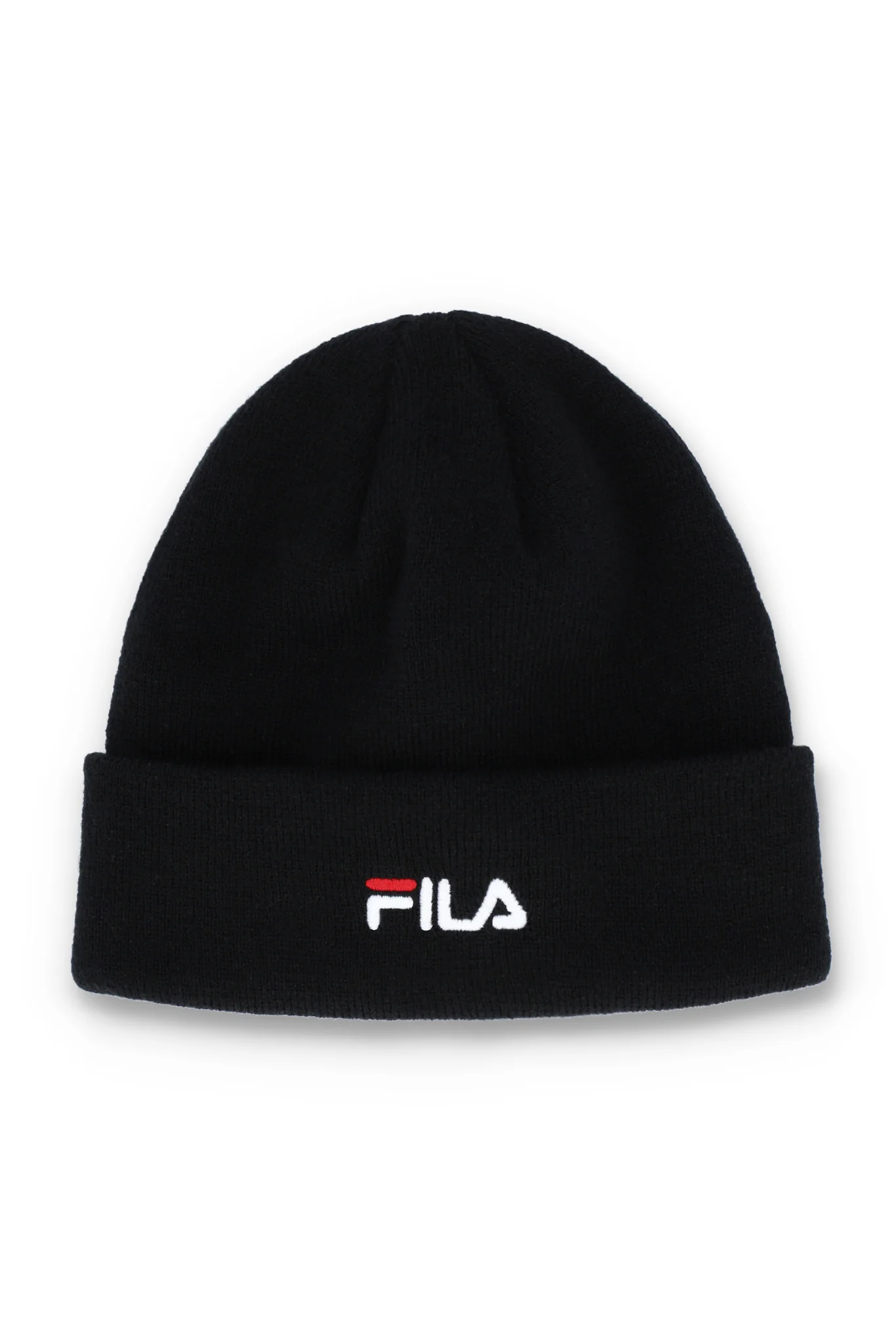 Black Karts Fine Rib Turn Up Beanie