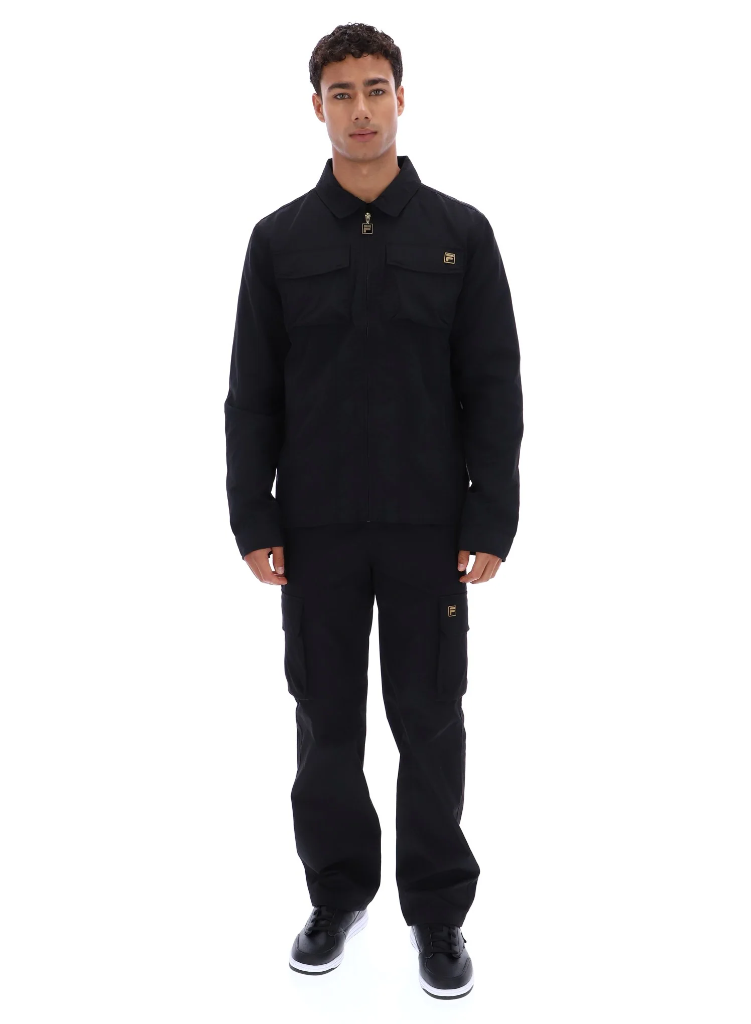 Black Kasa Zip-Through Overshirt - Image 3