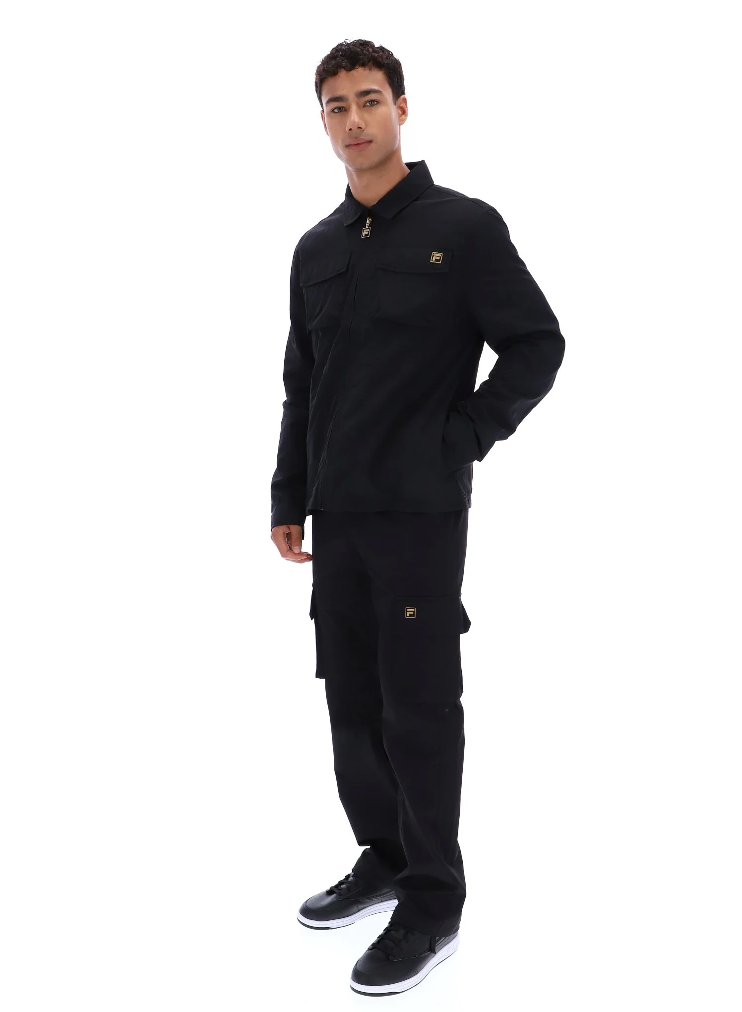 Black Kasa Zip-Through Overshirt - Image 4