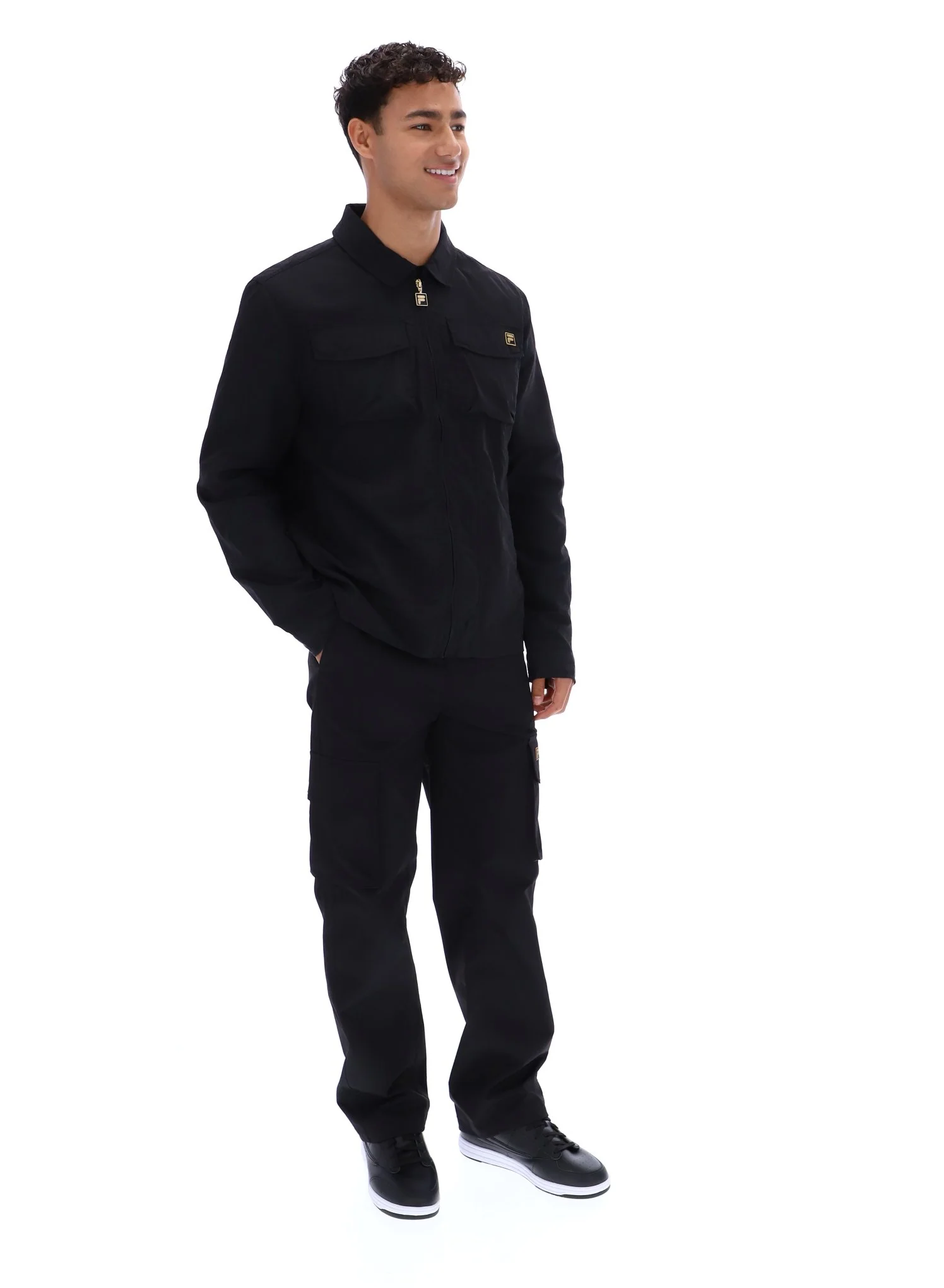 Black Kasa Zip-Through Overshirt - Image 5