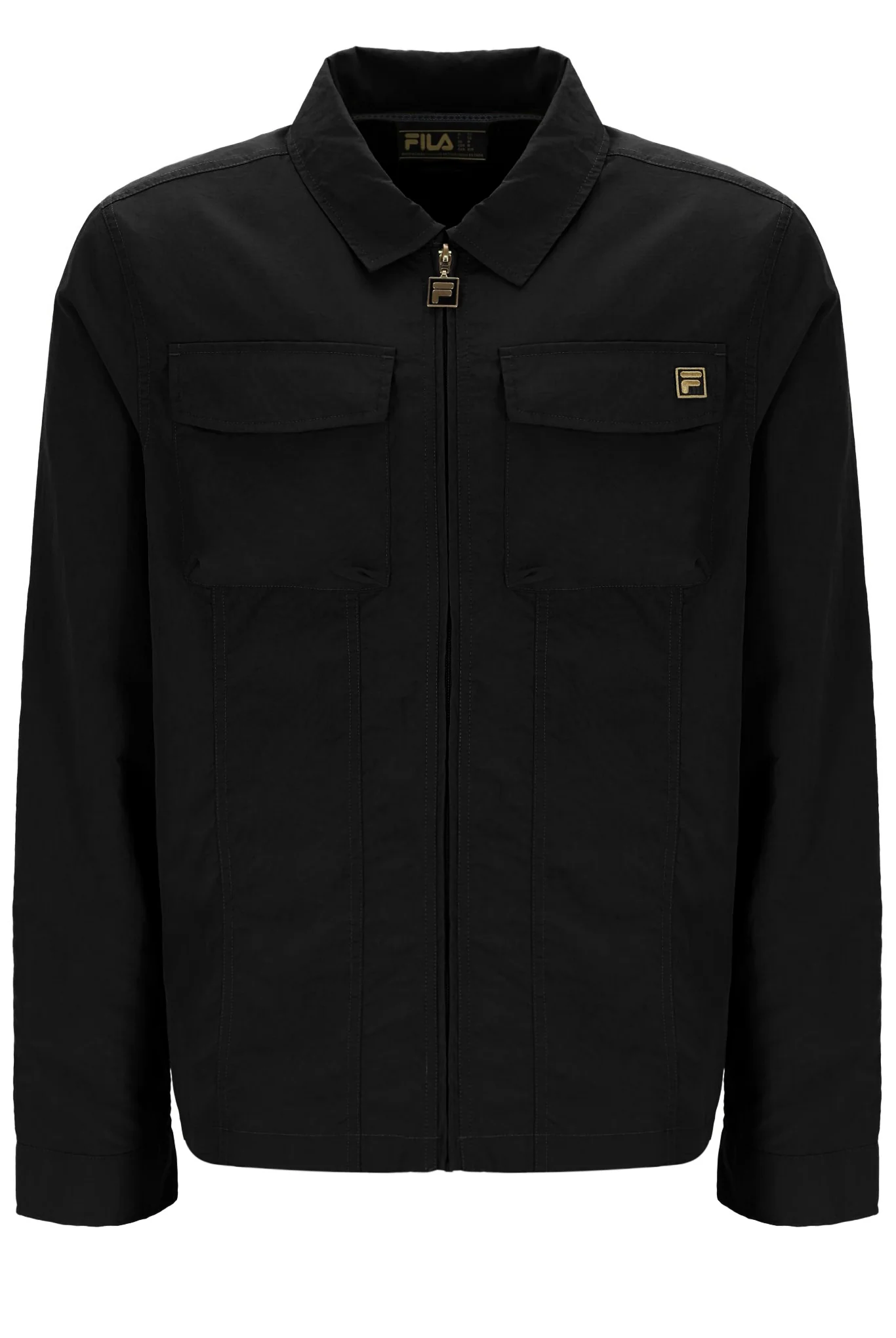 Black Kasa Zip-Through Overshirt - Image 8