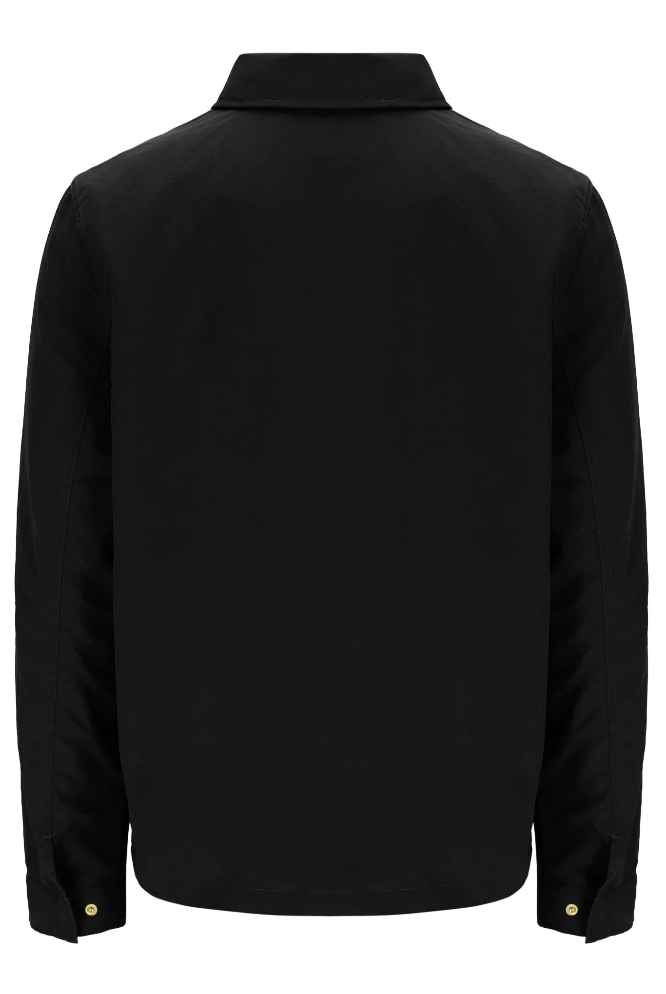 Black Kasa Zip-Through Overshirt - Image 9