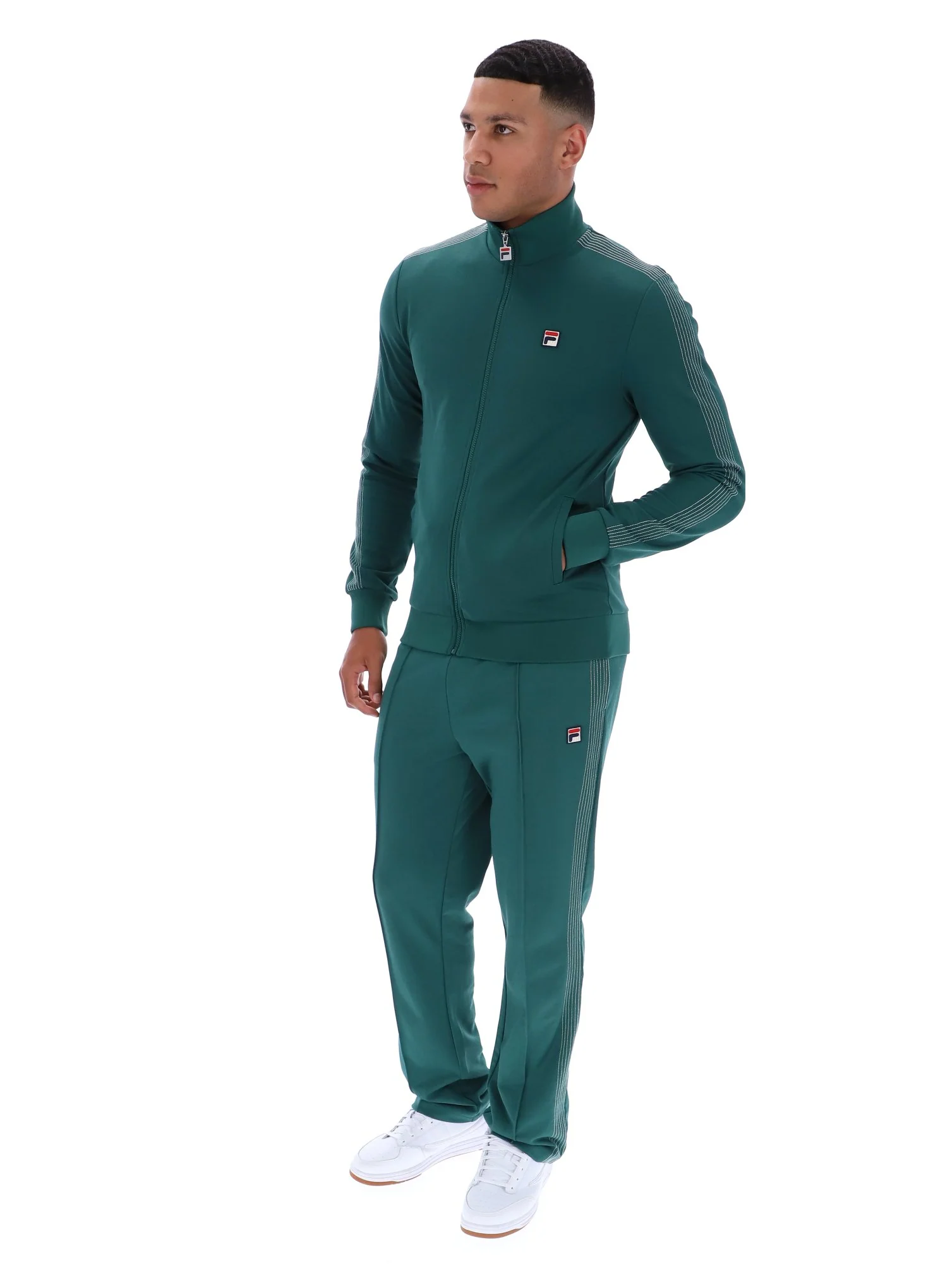 Rain Forest Keith Contrast Stitch Track Top - Image 4