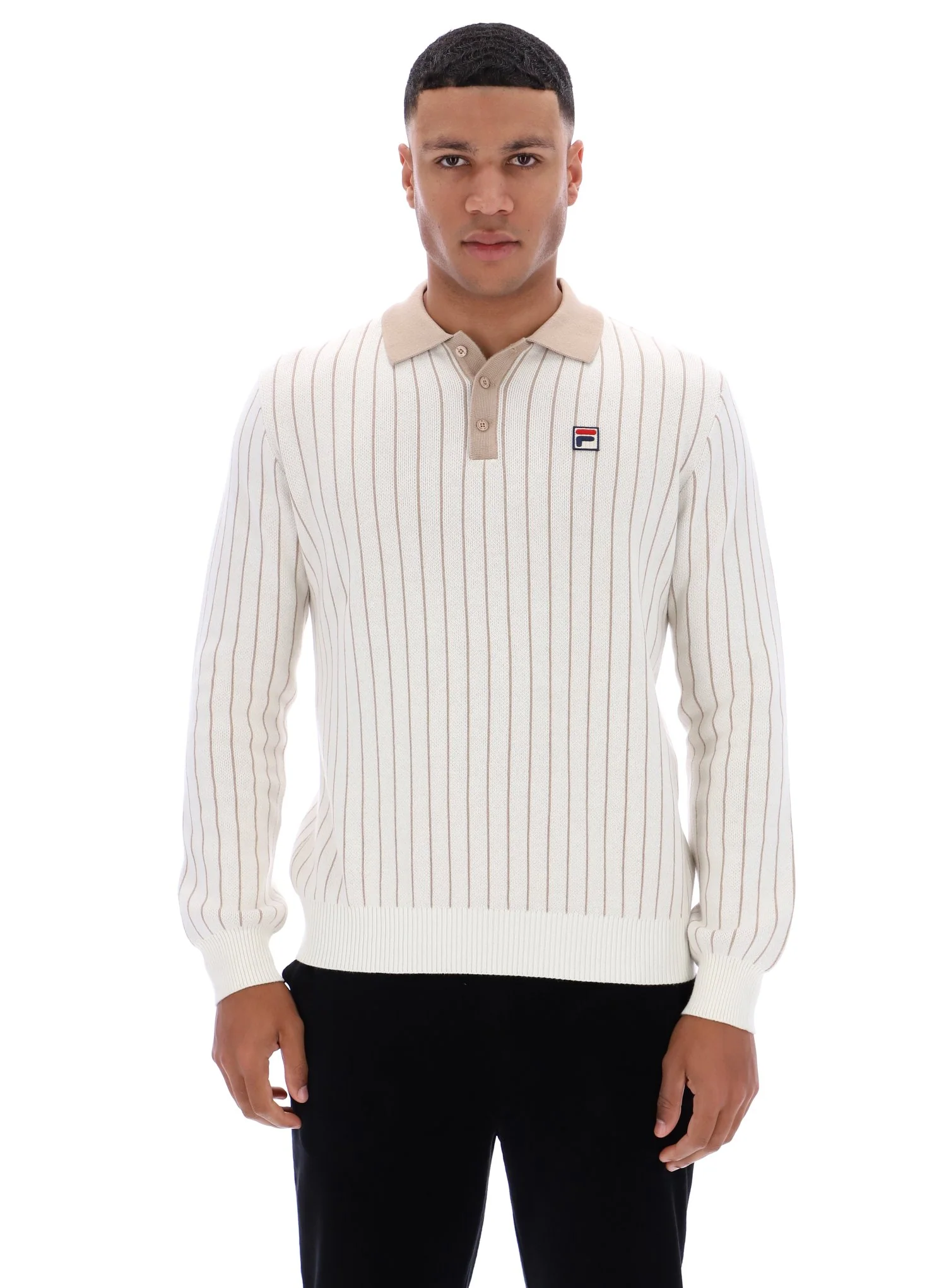 Gardenia Kobe Striped Knit Polo
