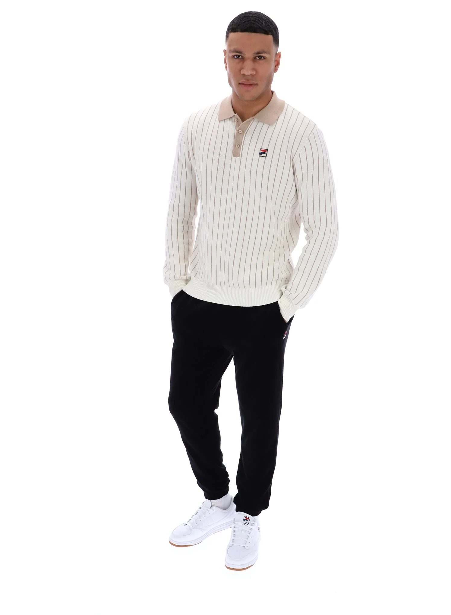 Gardenia Kobe Striped Knit Polo - Image 2