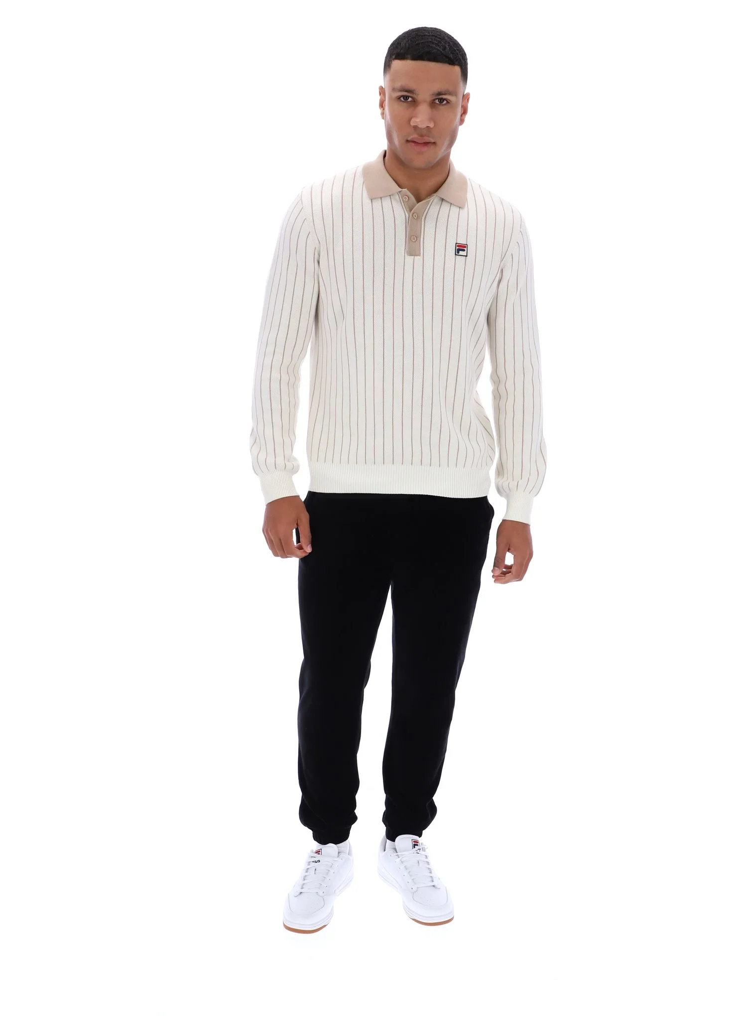 Gardenia Kobe Striped Knit Polo - Image 3