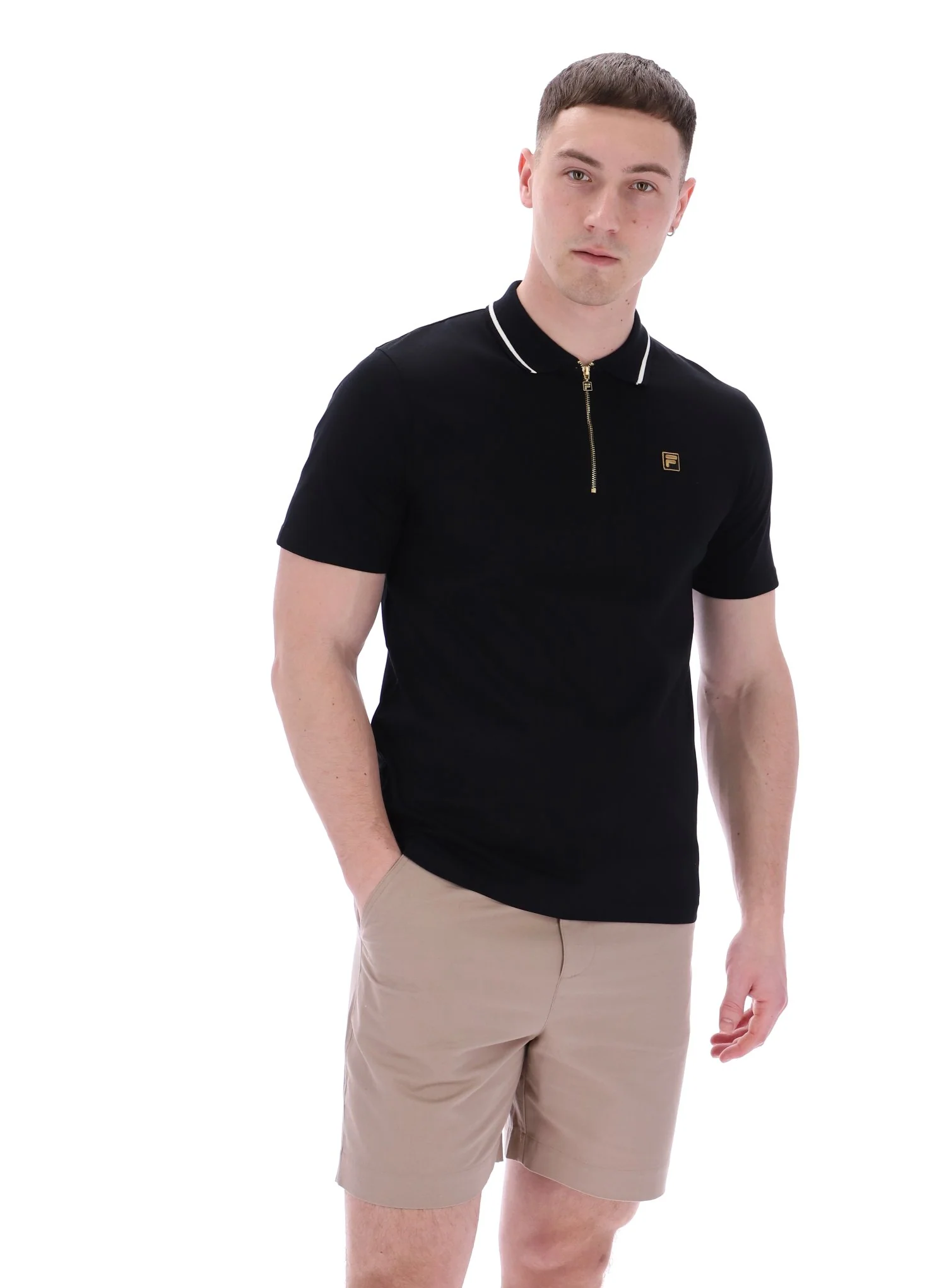 Black Lemar Premium Essential Polo - Image 3
