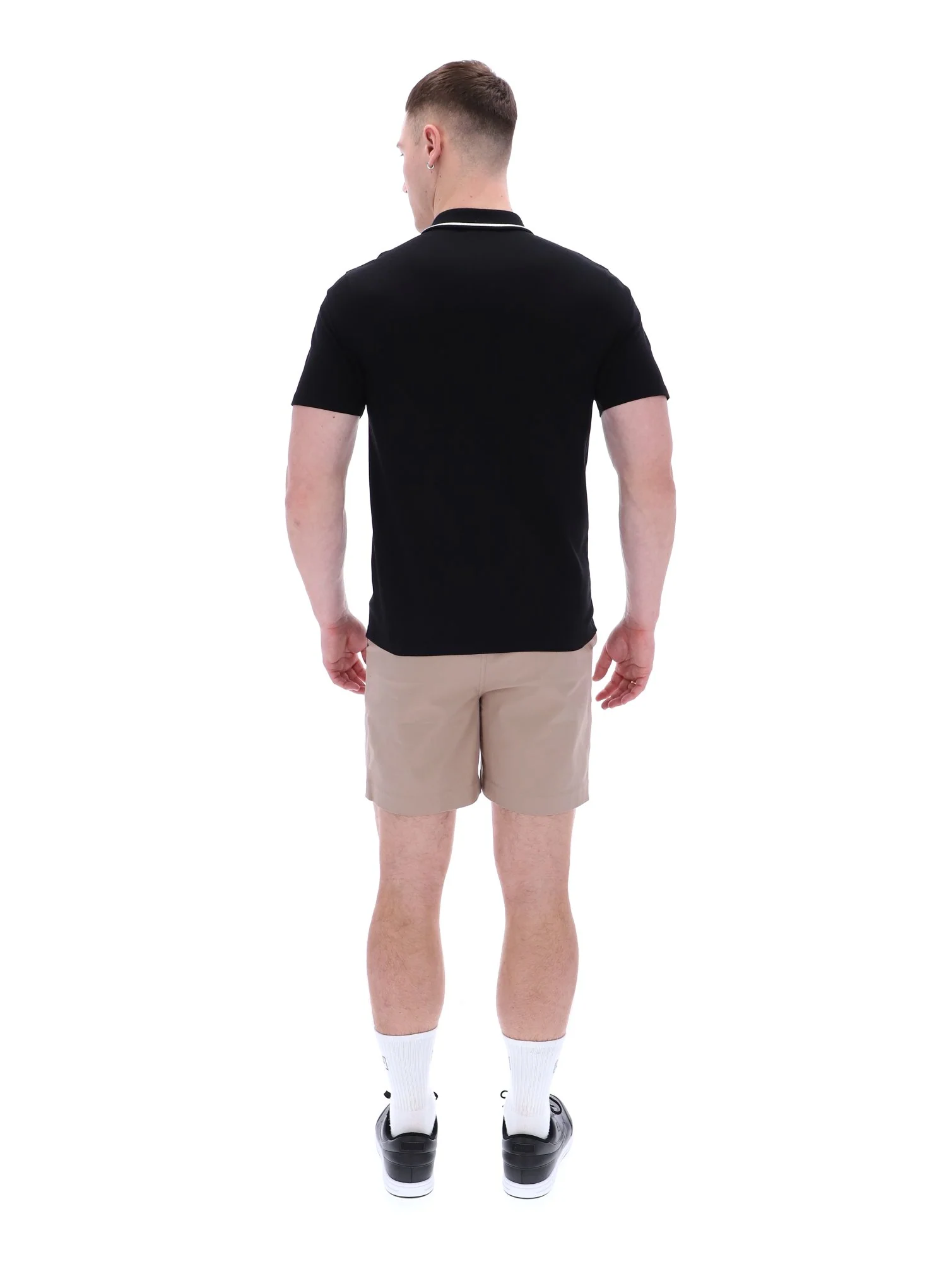 Black Lemar Premium Essential Polo - Image 8