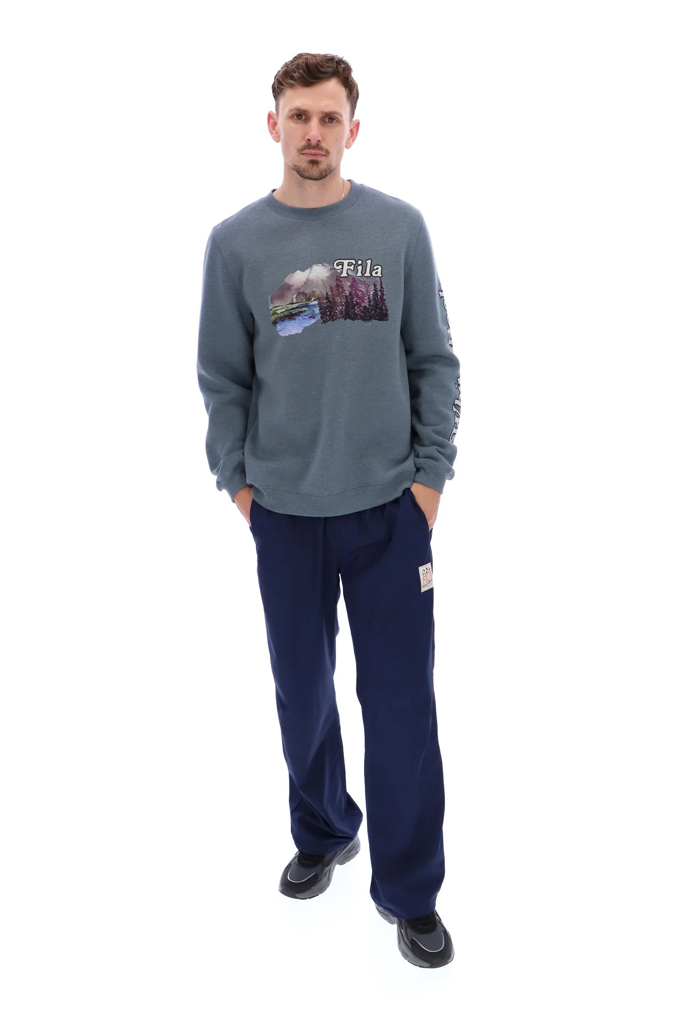 Stormy Weather Len Graphic Crew Sweatshirt - Image 3