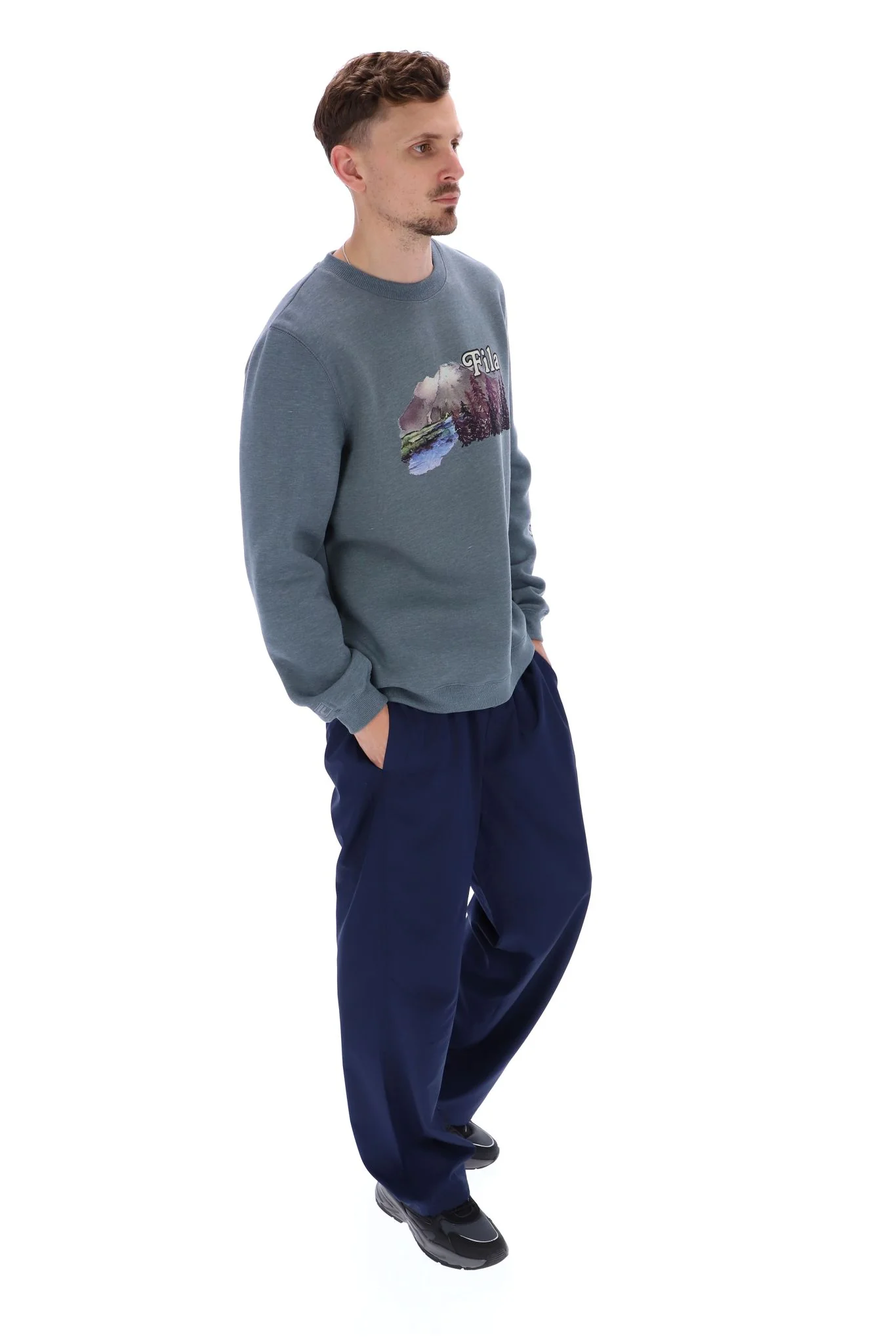 Stormy Weather Len Graphic Crew Sweatshirt - Image 5