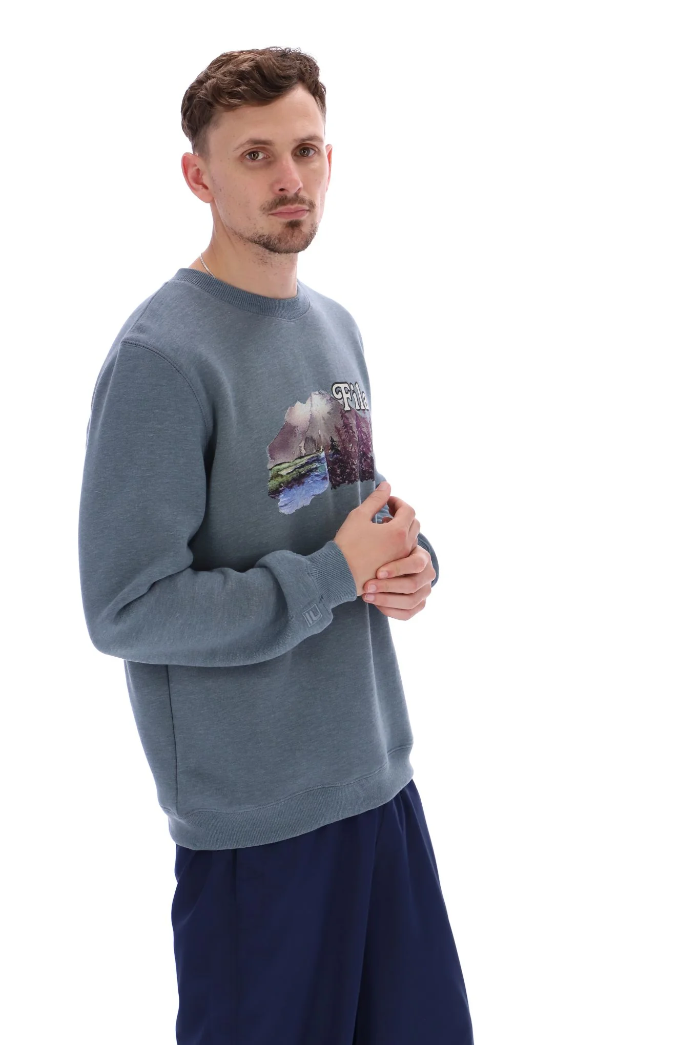 Stormy Weather Len Graphic Crew Sweatshirt - Image 8