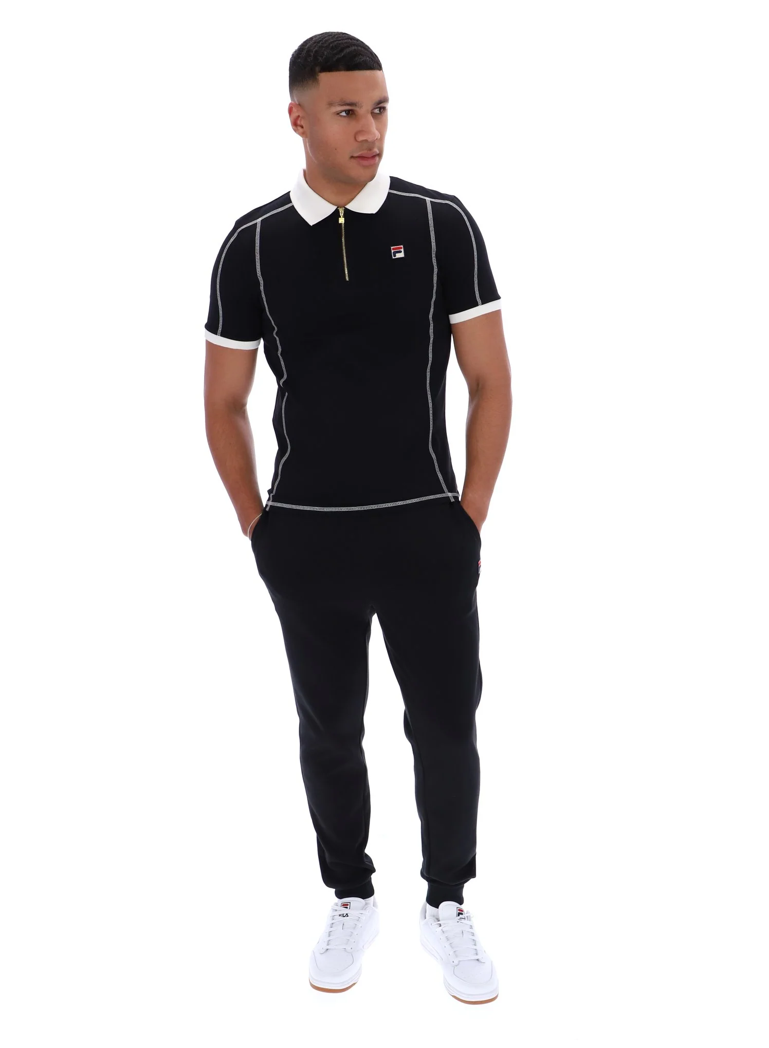 Black Leo Polo Top - Image 3
