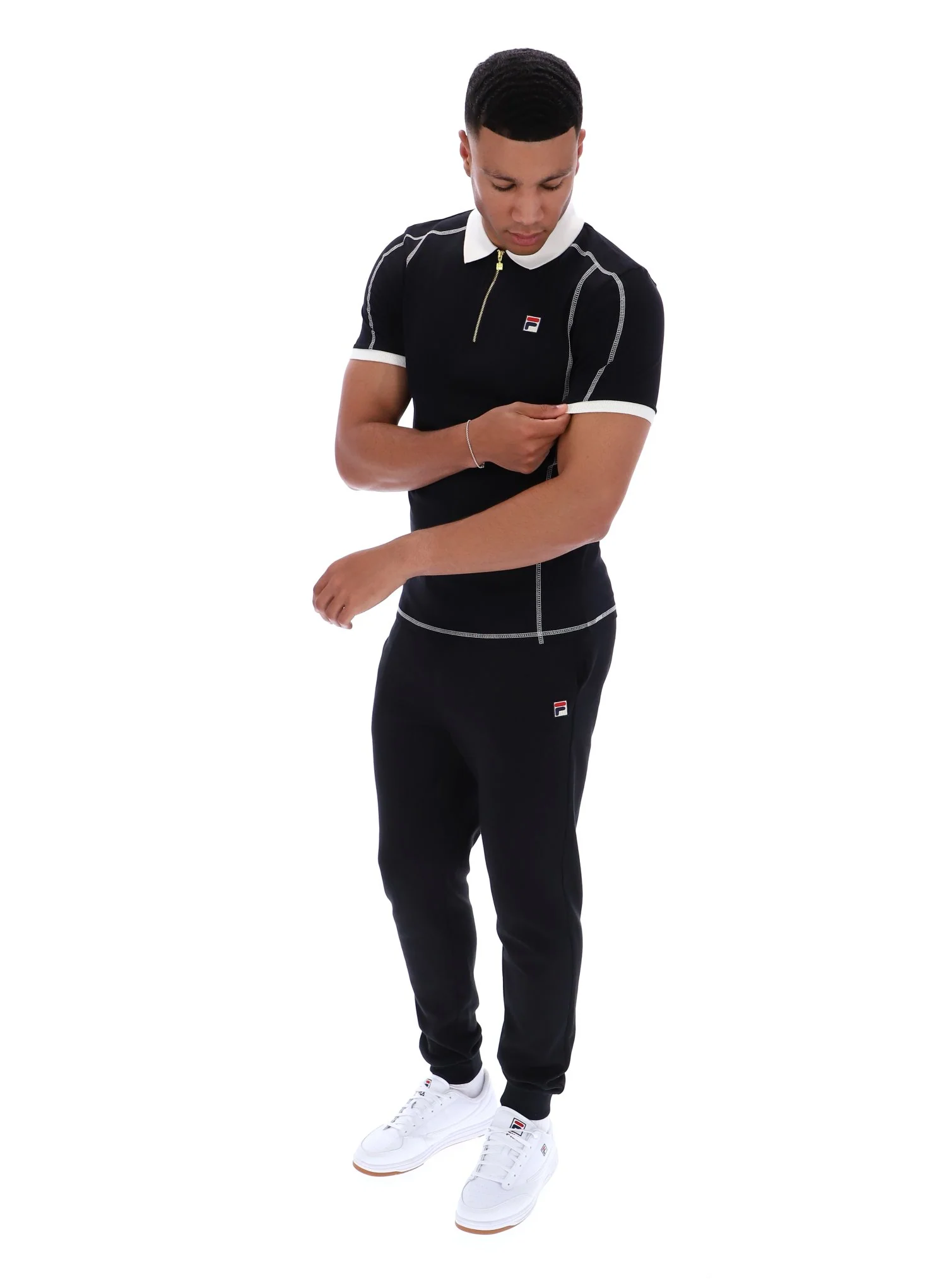 Black Leo Polo Top - Image 4