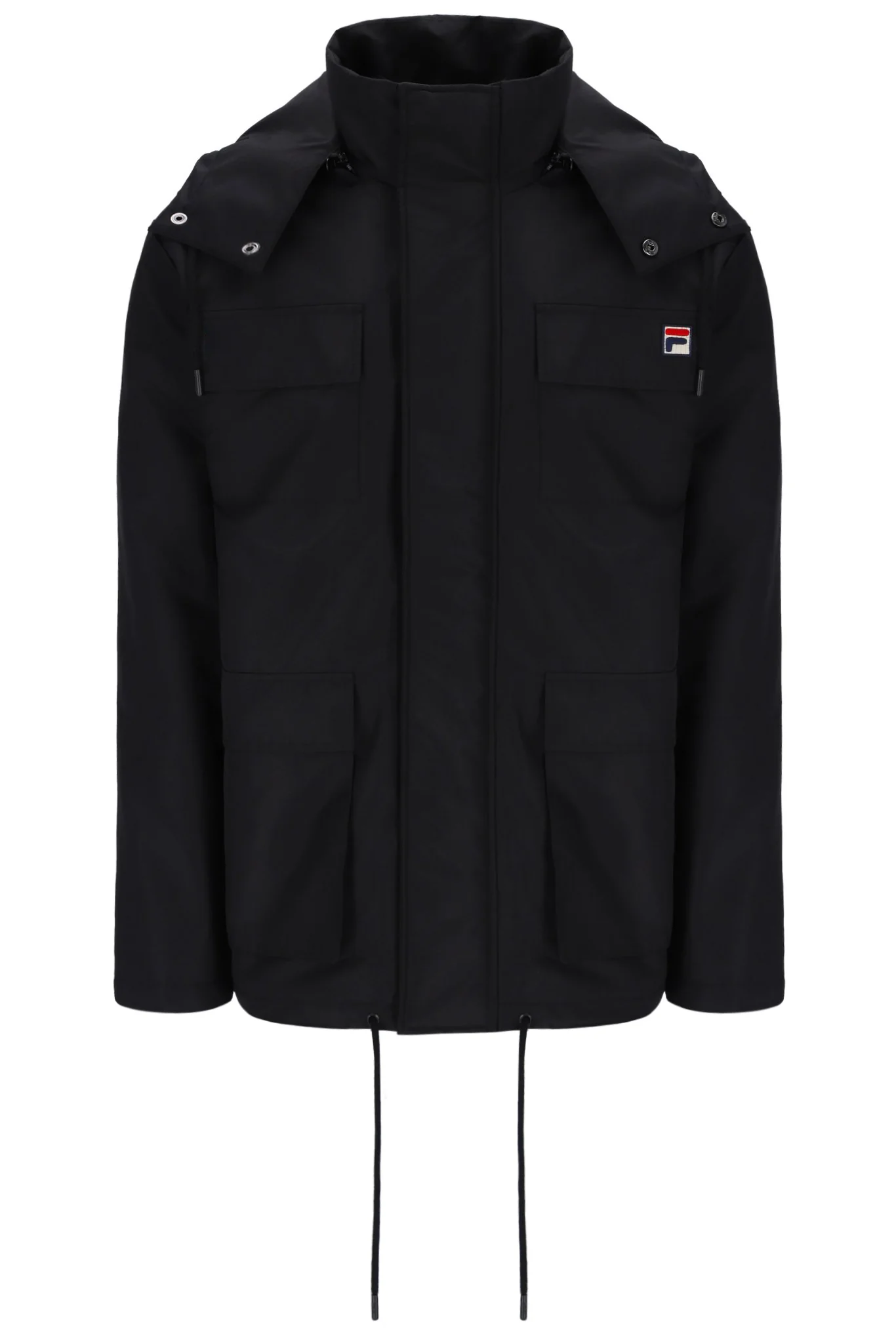 Black Liam Cargo Padded Jacket - Image 8